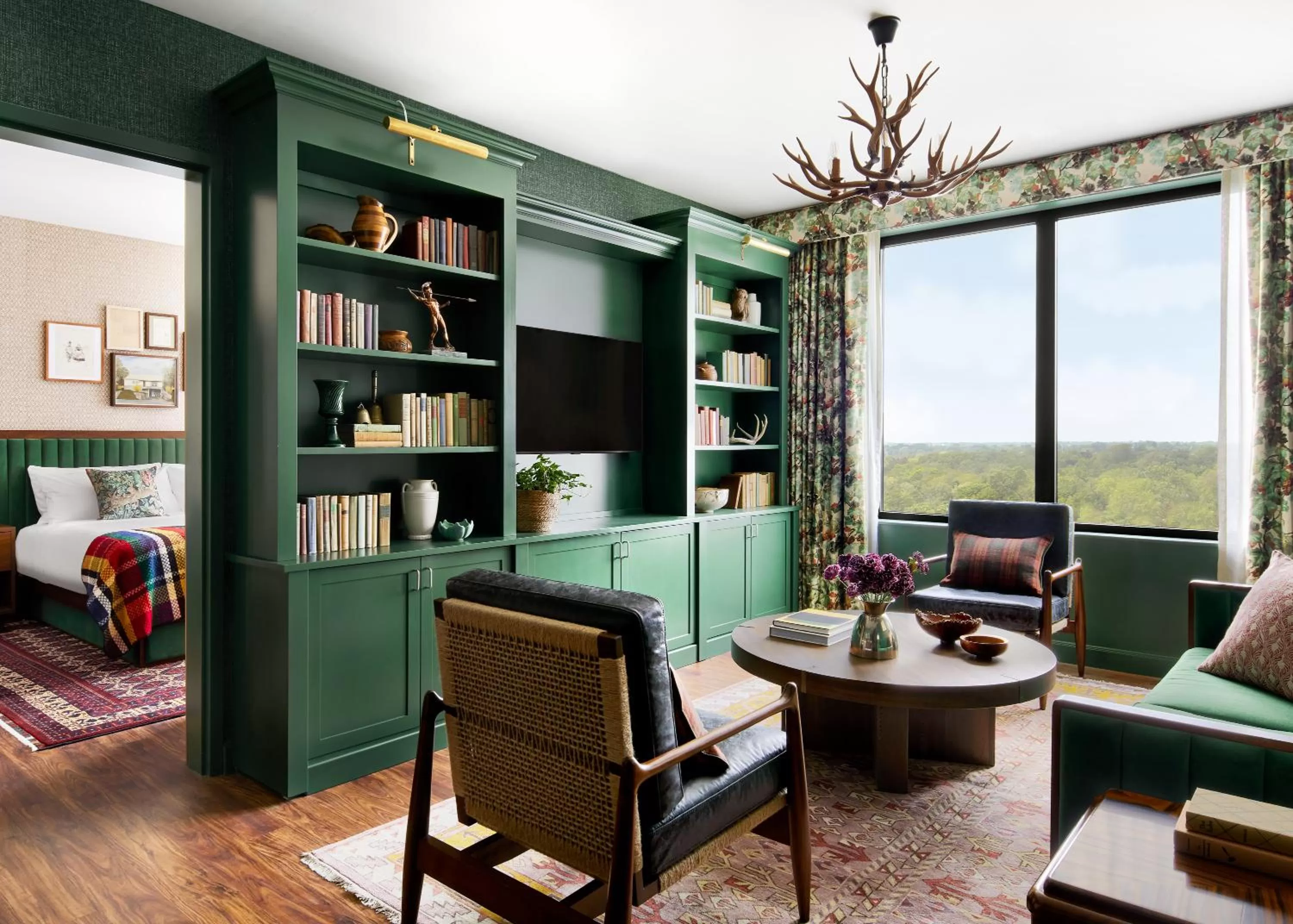 Living room in Graduate by Hilton East Lansing