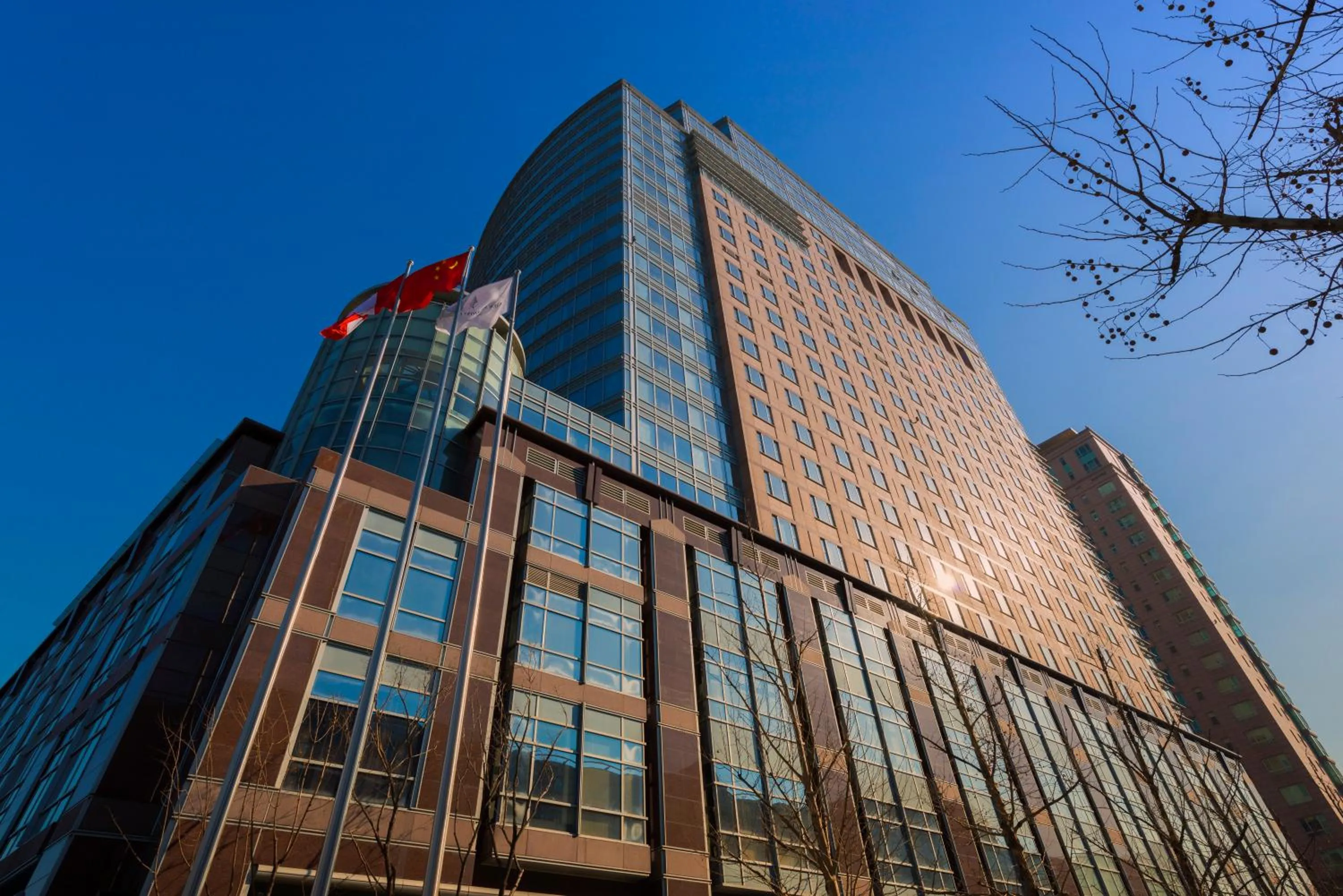 Facade/entrance in Four Seasons Hotel Beijing