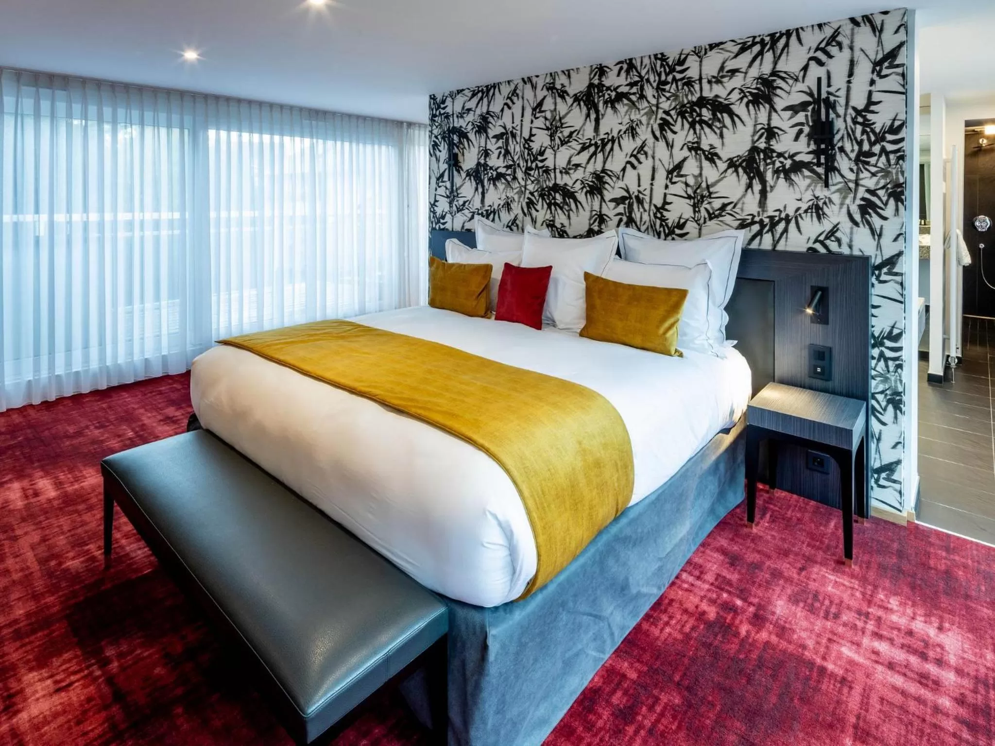 Bedroom, Bed in Hôtel Villa La Florangerie - SPA & Piscine