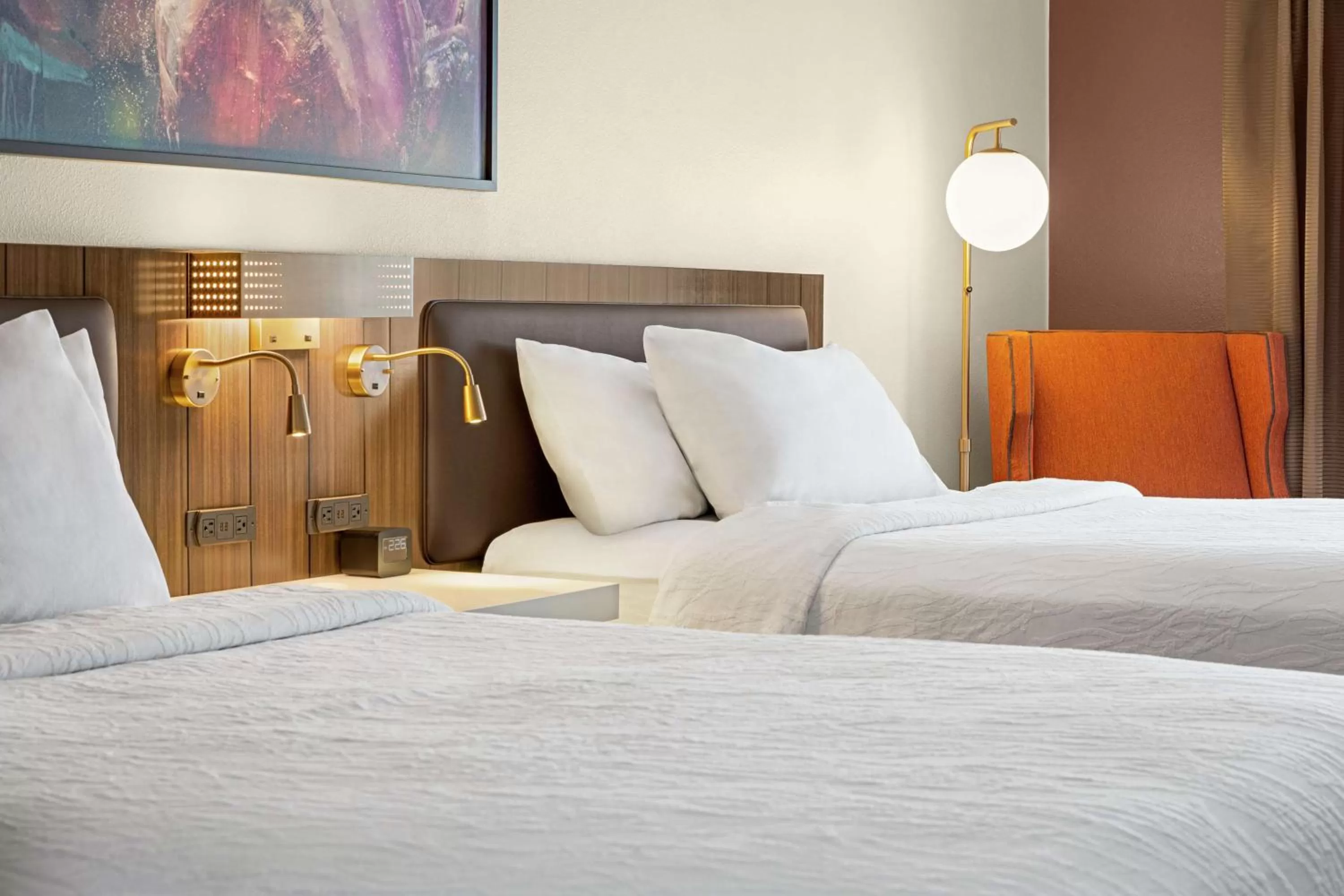 Bed in Hilton Garden Inn Allentown Bethlehem Airport