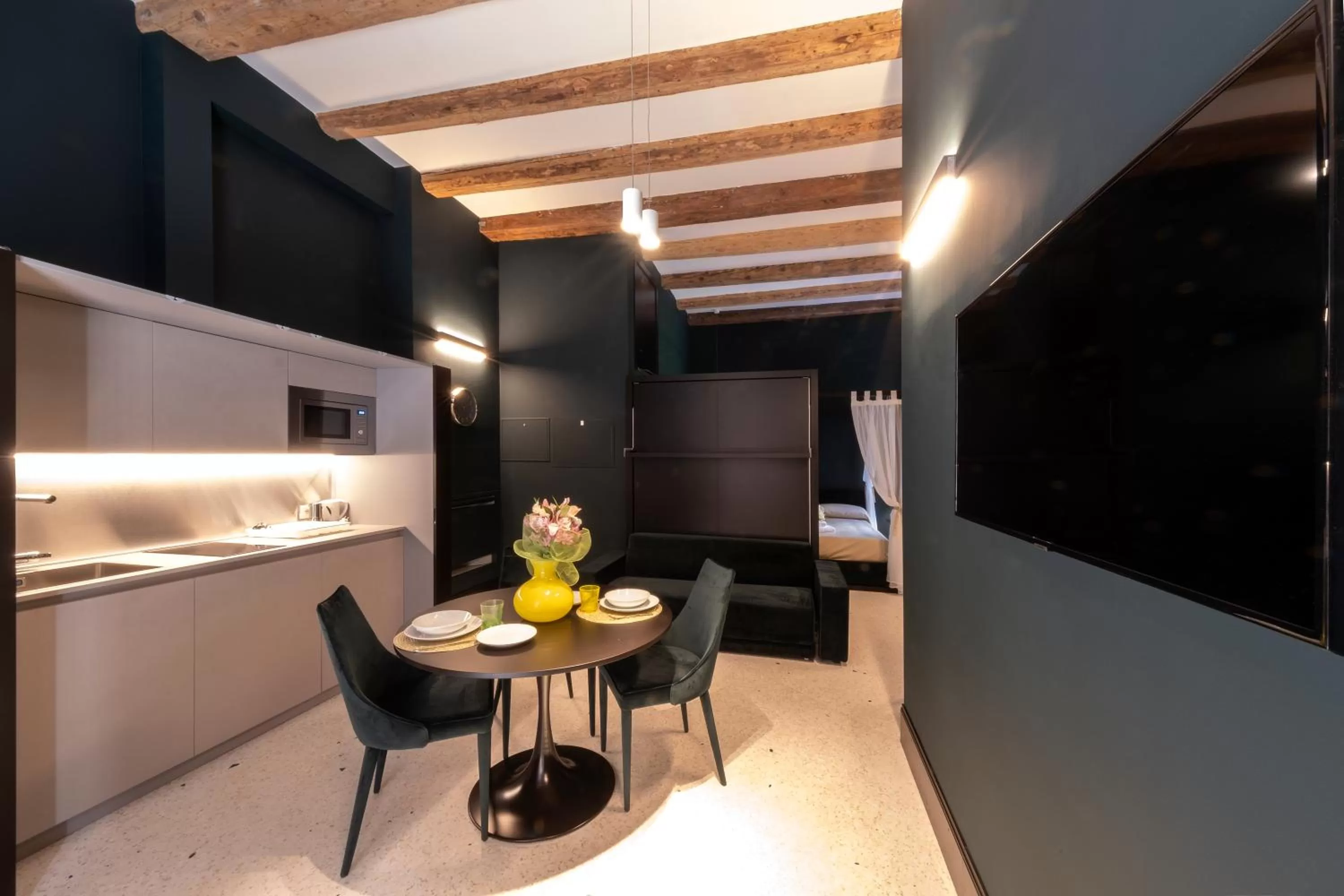 Kitchen or kitchenette in Residence Poli Venezia