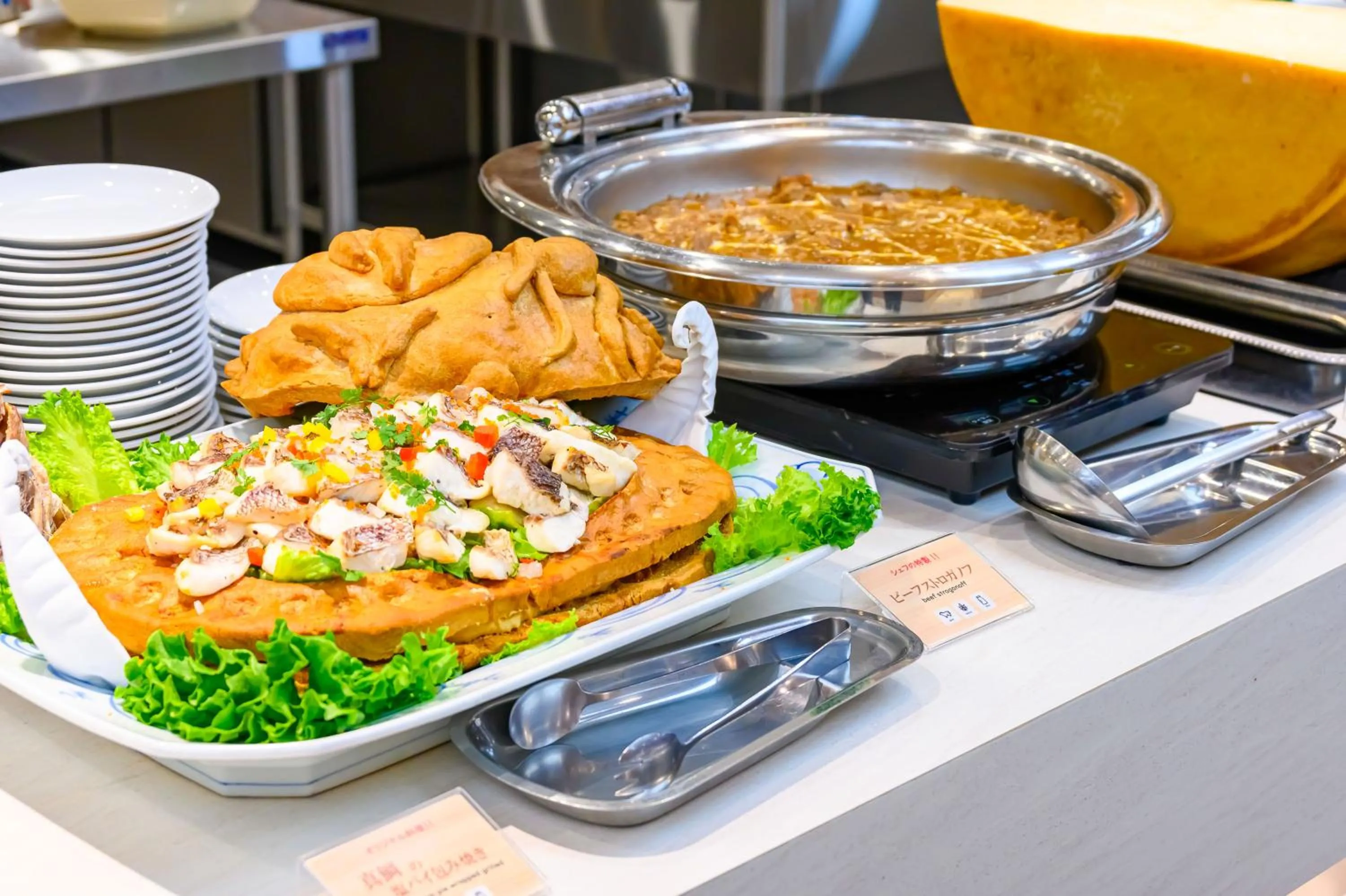 Food and drinks in Senkeien Tsukioka Hotel