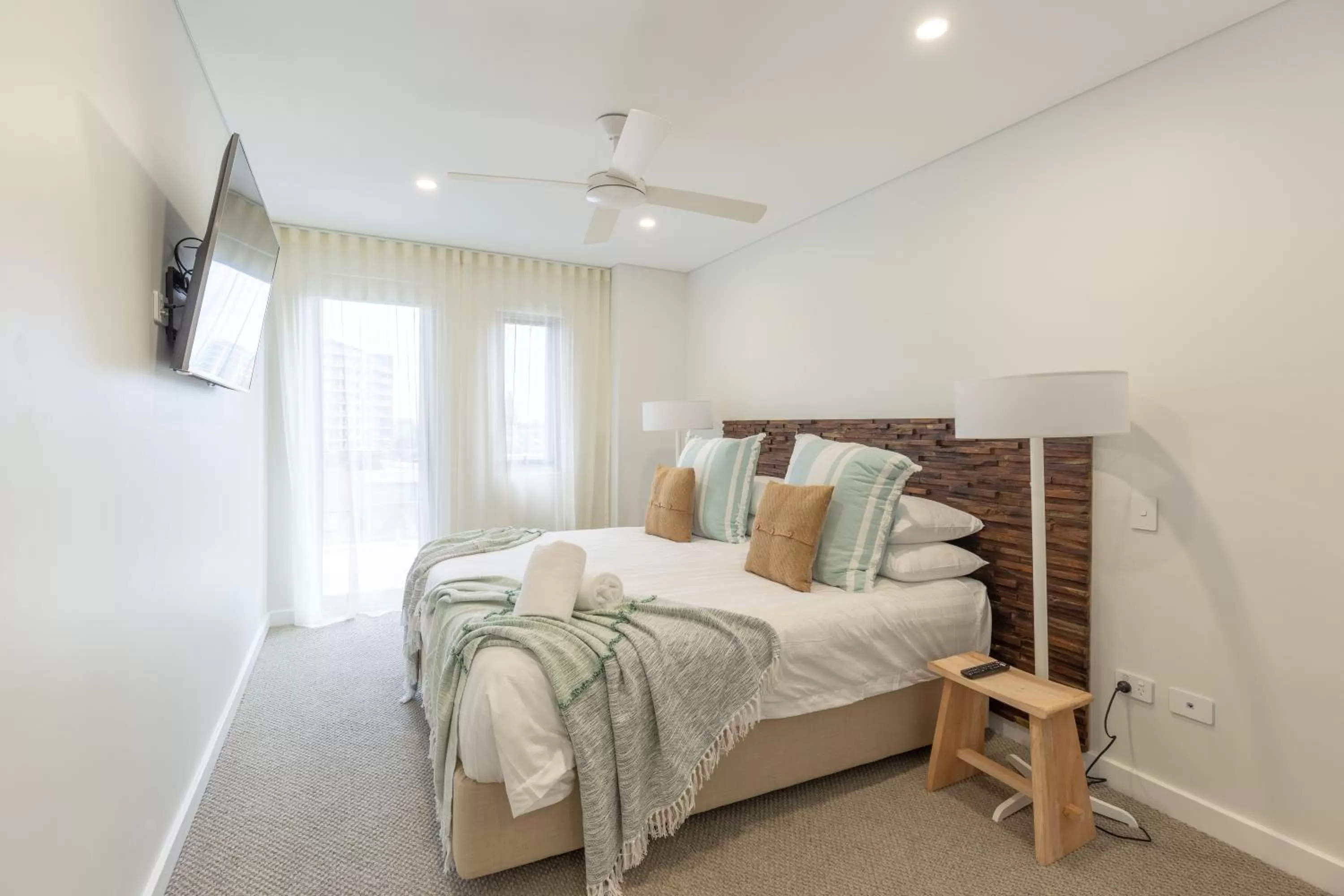 Bed in Astina Suites, Forster
