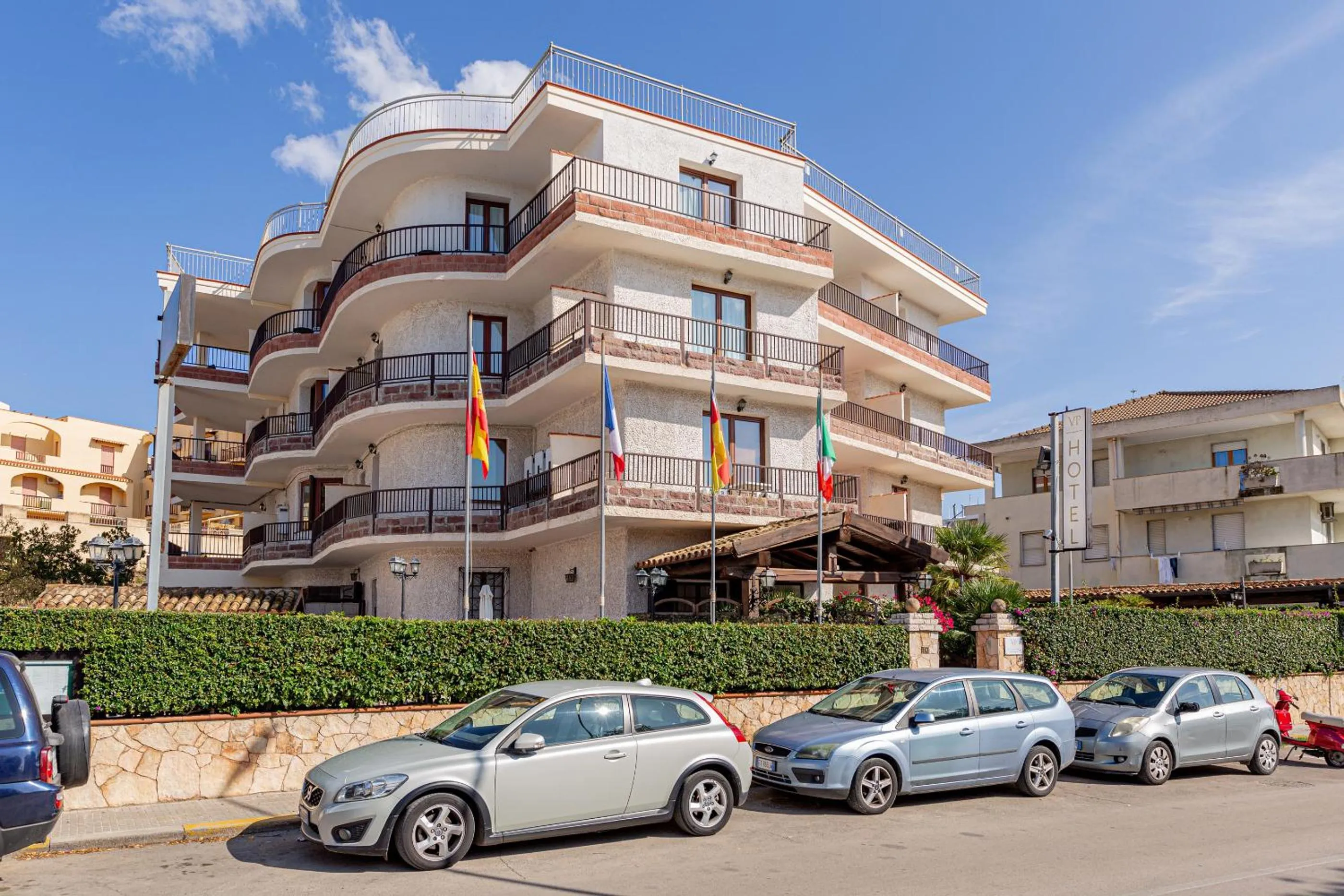 Property building in Hotel Villa Piras