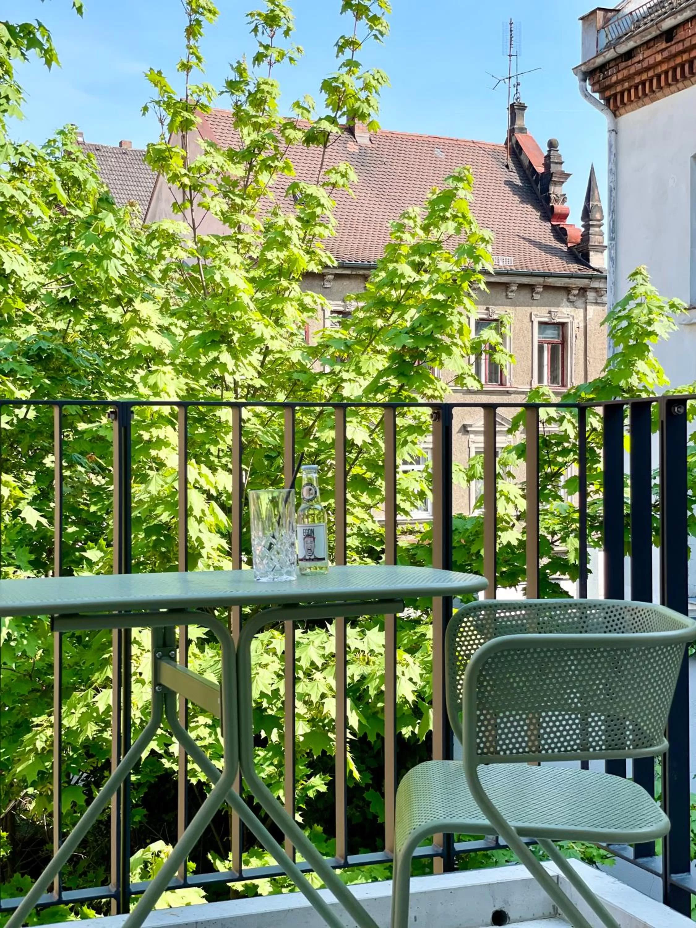 Balcony/Terrace in zeitwohnhaus SUITE-HOTEL & SERVICED APARTMENTS