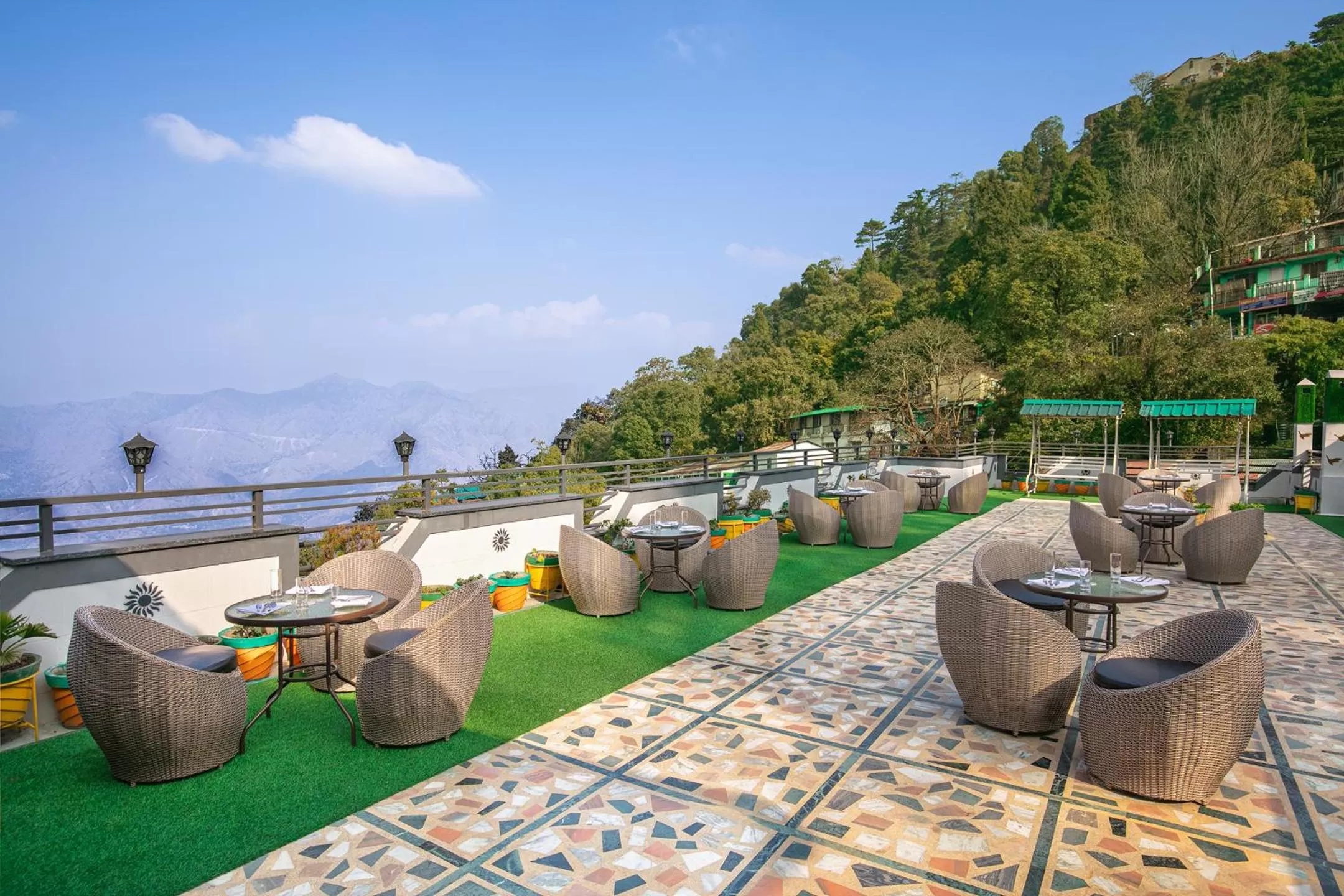 Seating area in Pride Ashiyana Resort Mussoorie