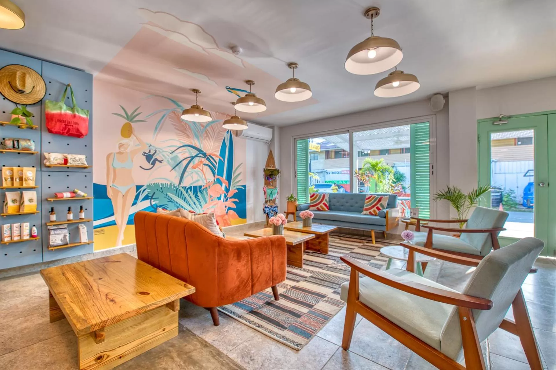 Living room in Bocas Paradise Hotel