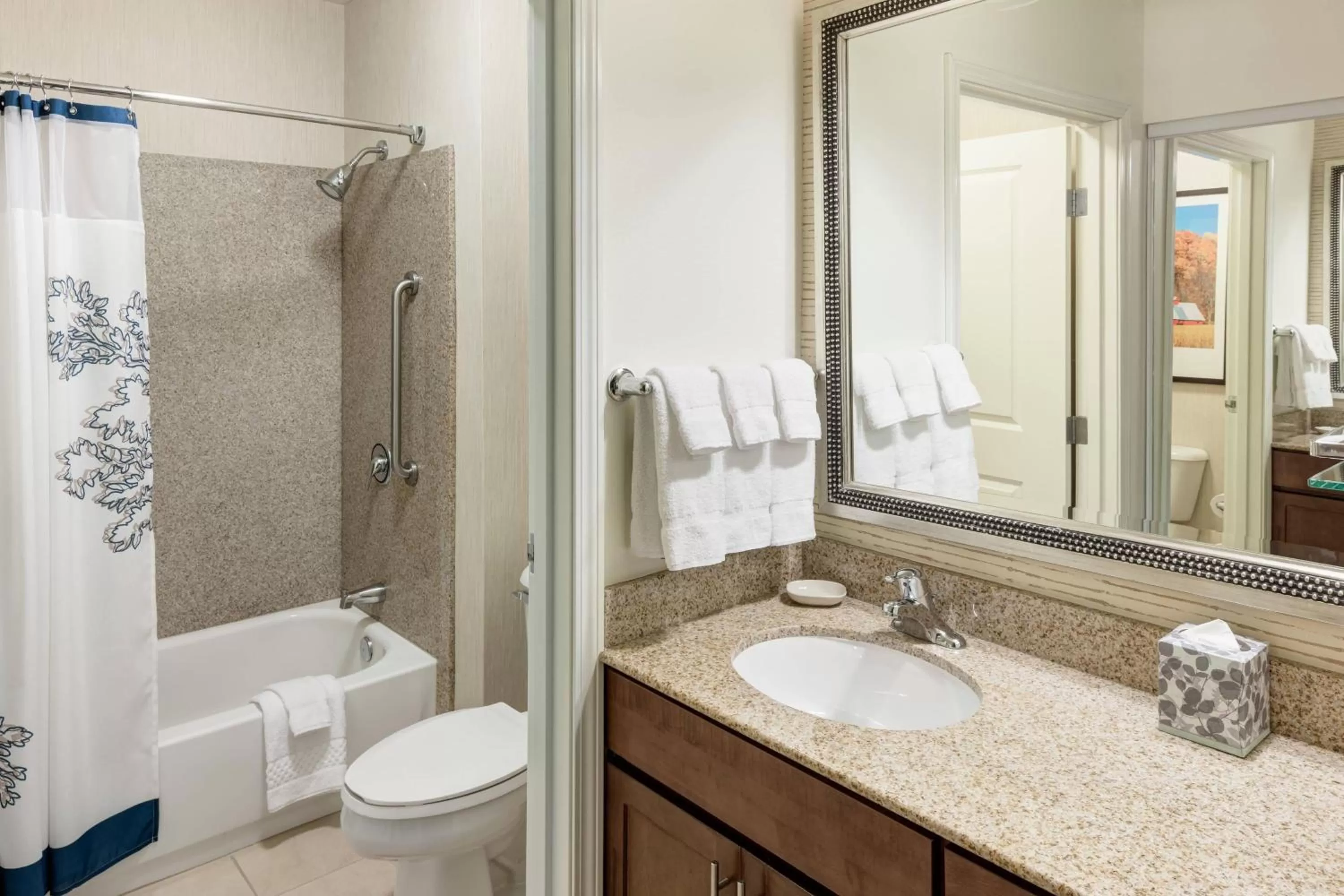 Bathroom in Residence Inn South Bend Mishawaka