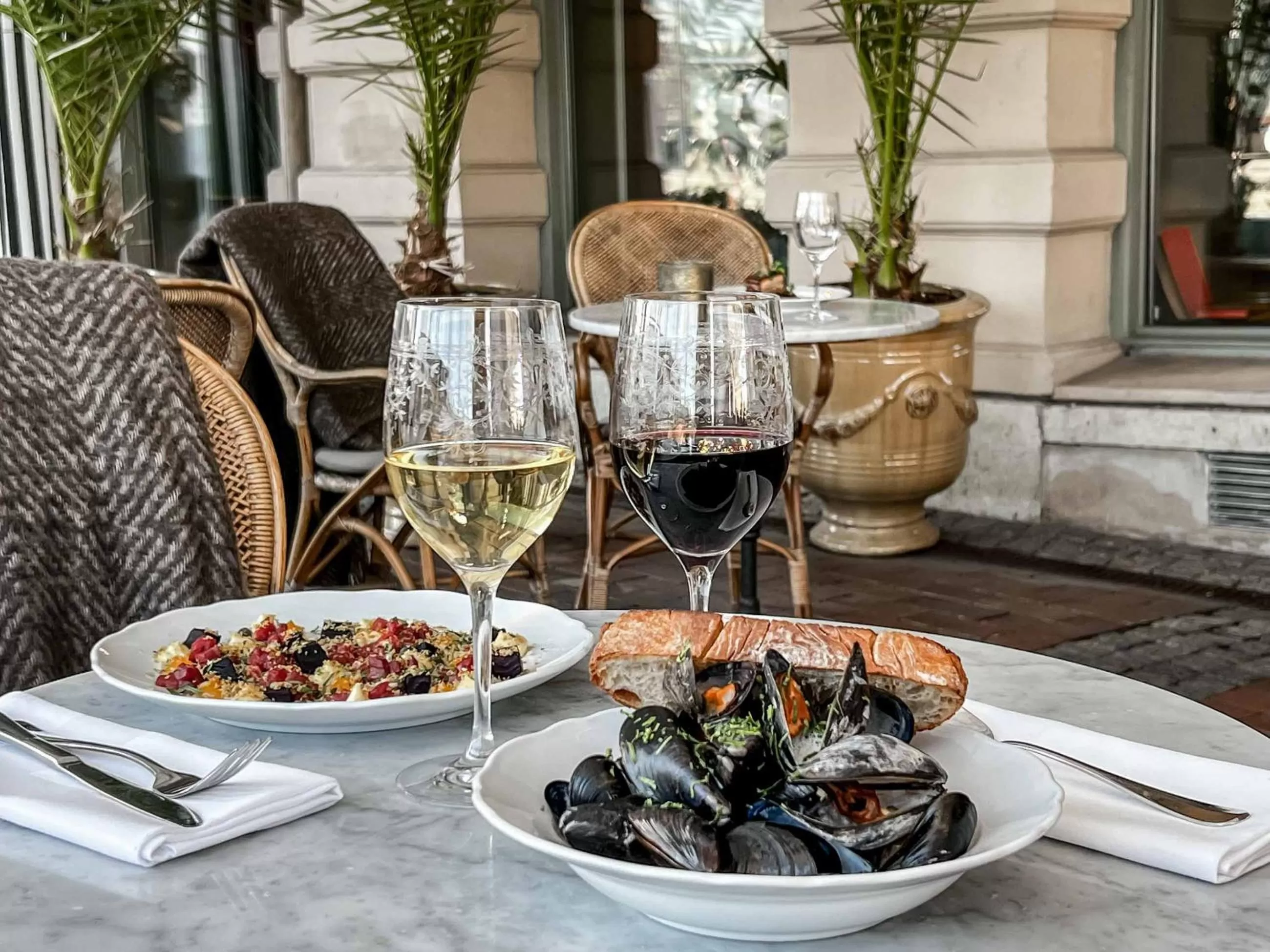 Patio in Hotel Eggers