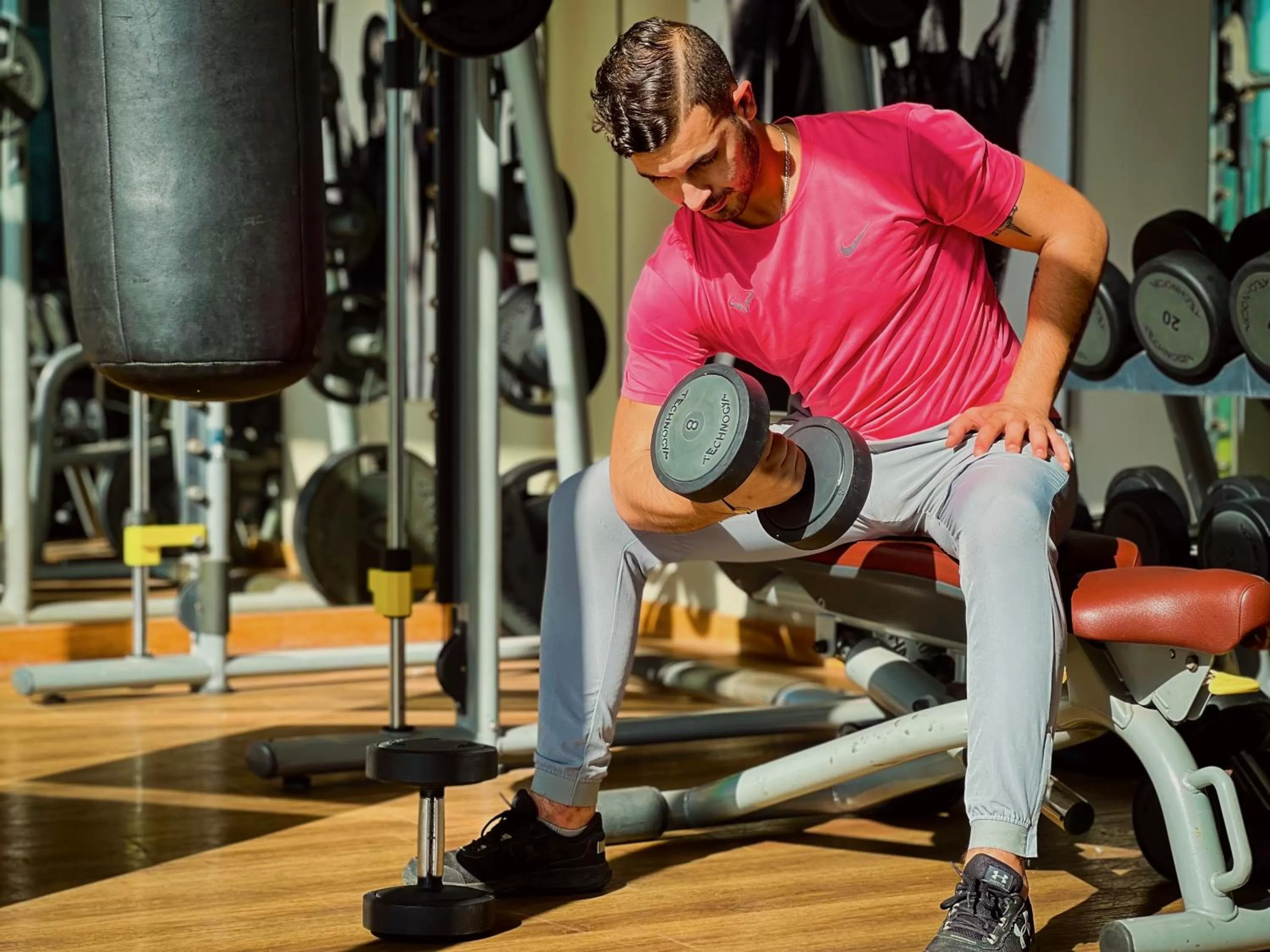 Fitness centre/facilities in Kenzi Tower Hotel