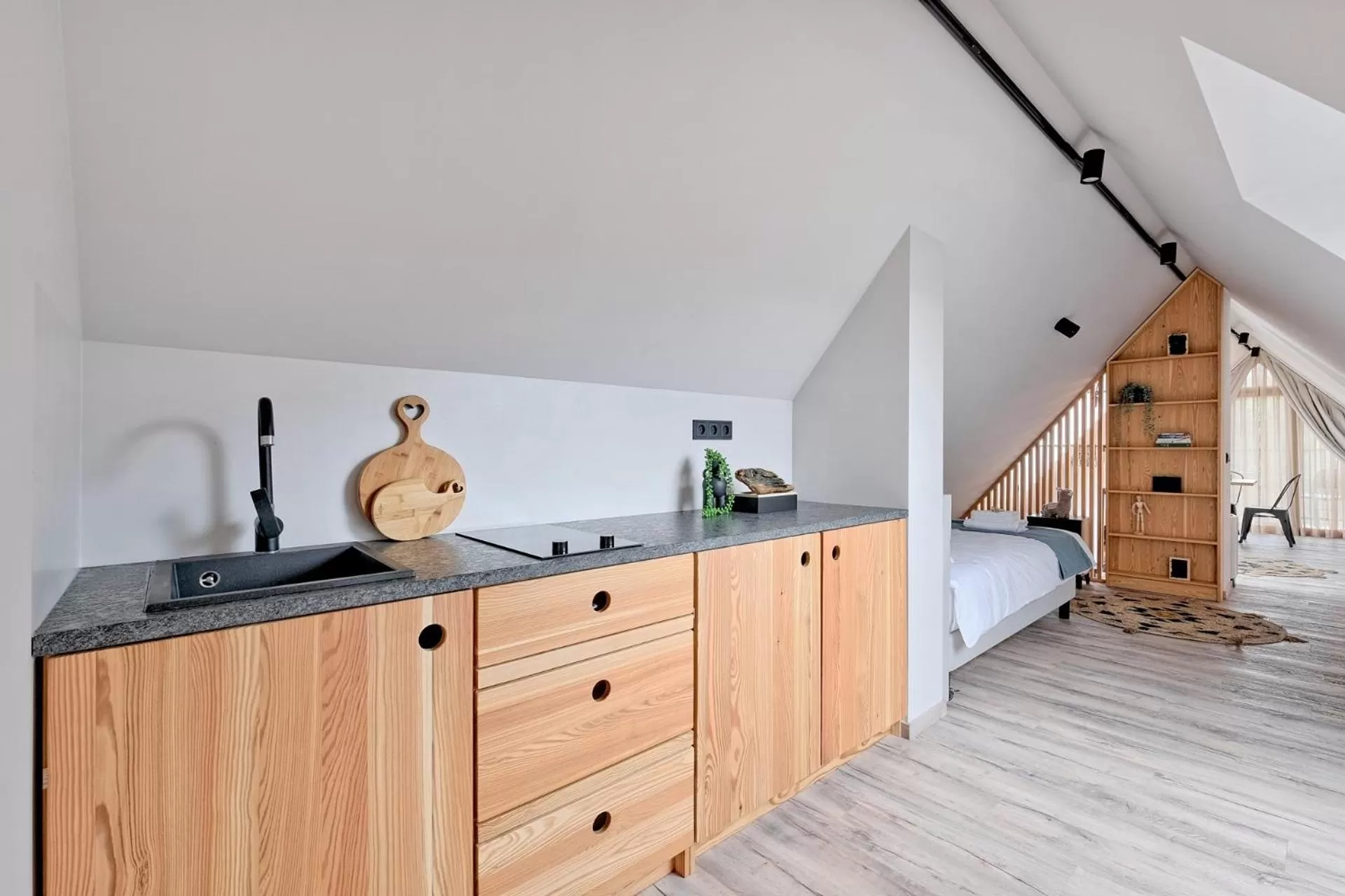 Kitchen or kitchenette in Harda House Friends & Spa