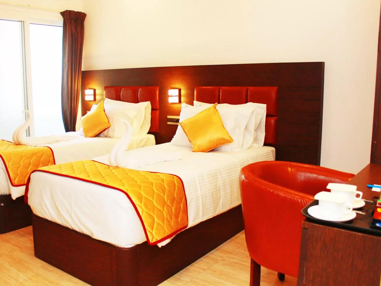 Bed in Staylite Suites