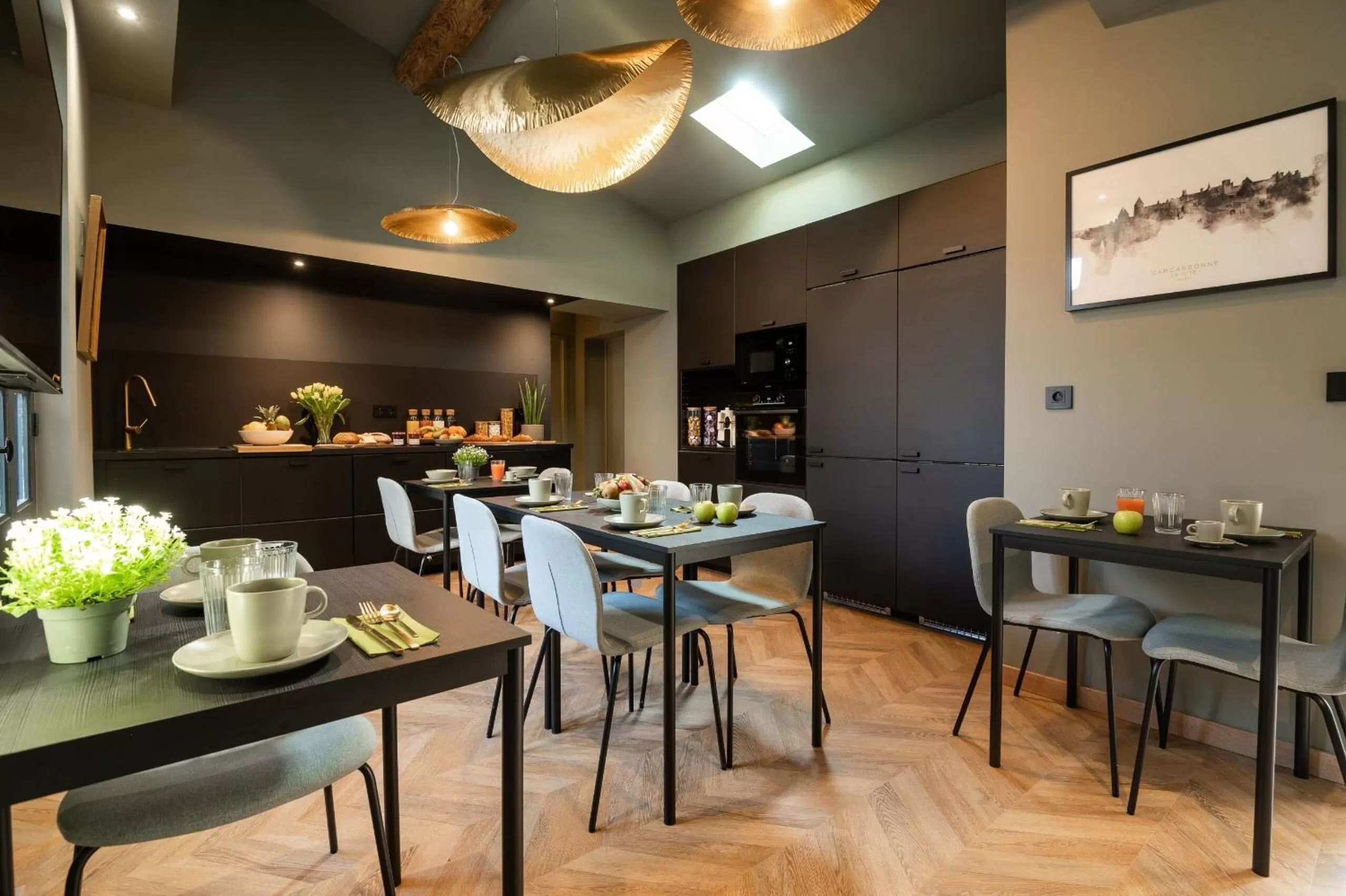 Dining area in La Maison de Jean by Maison Bacou