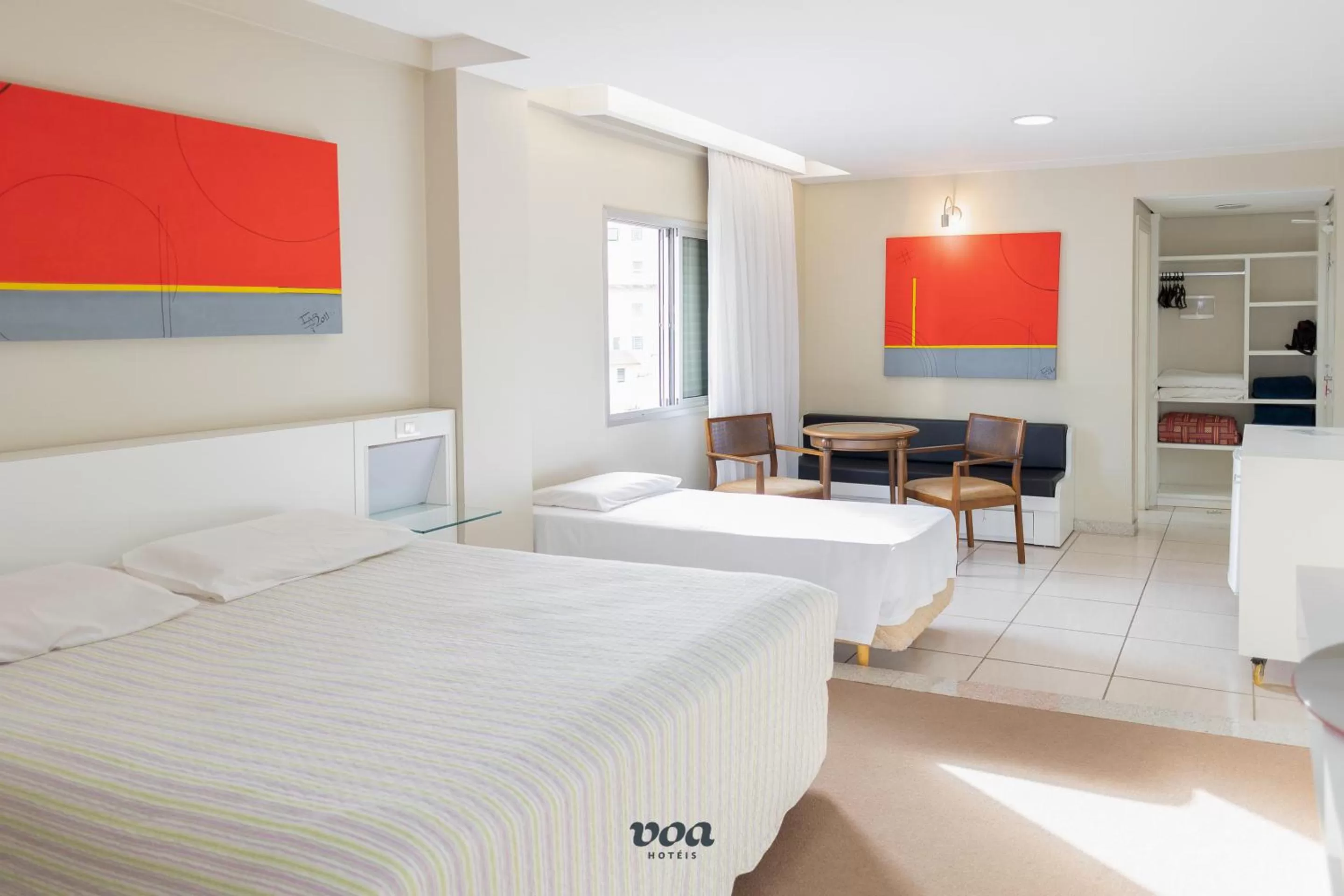 Bed in VOA Plazza Hotel