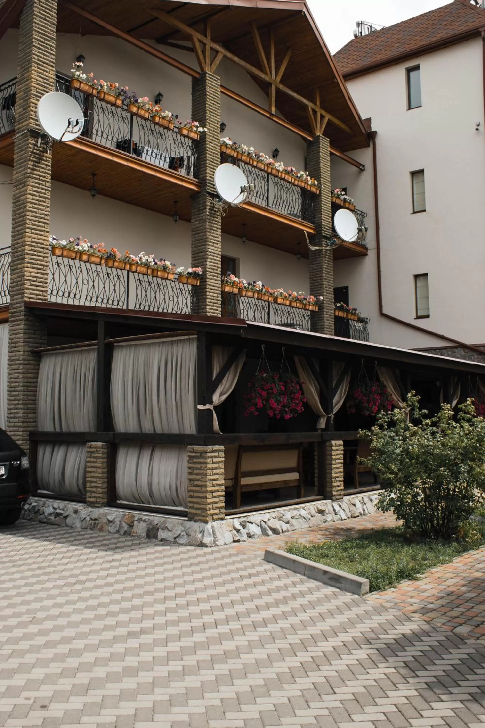 Balcony/Terrace, Property Building in Stara Vezha Hotel