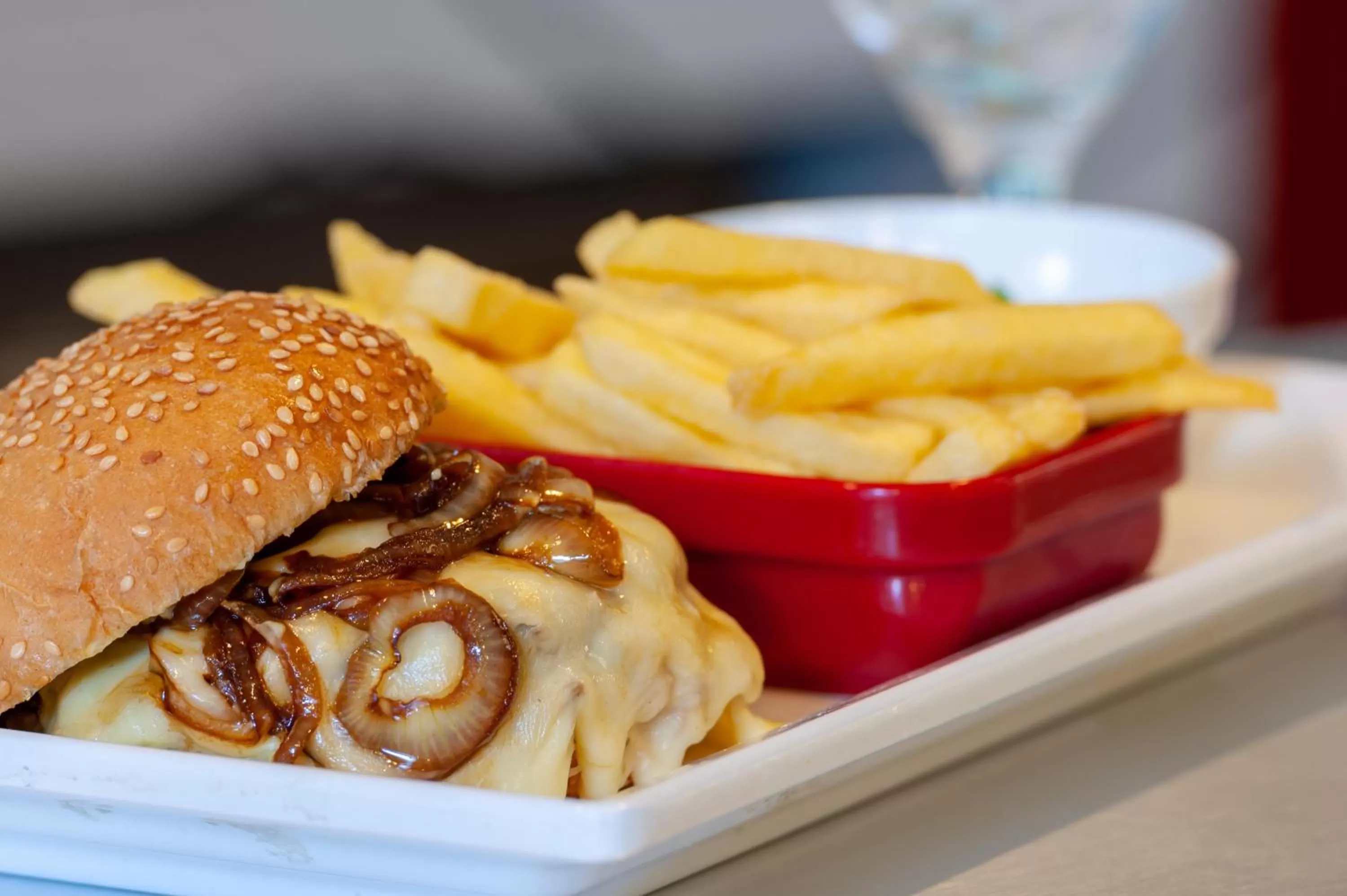 Food close-up in ibis Paulinia