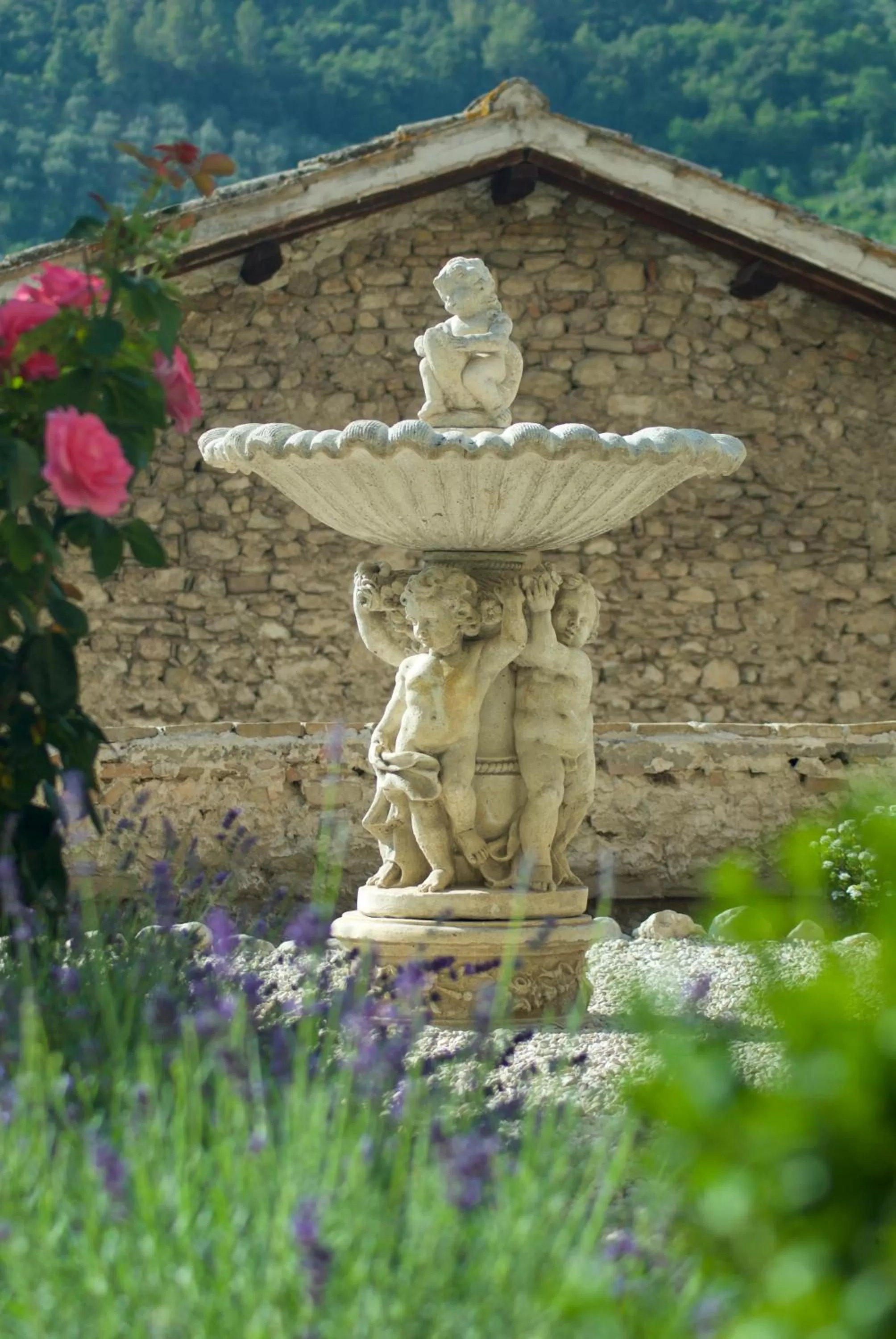 Garden view in Palazzo Sant'Angelo