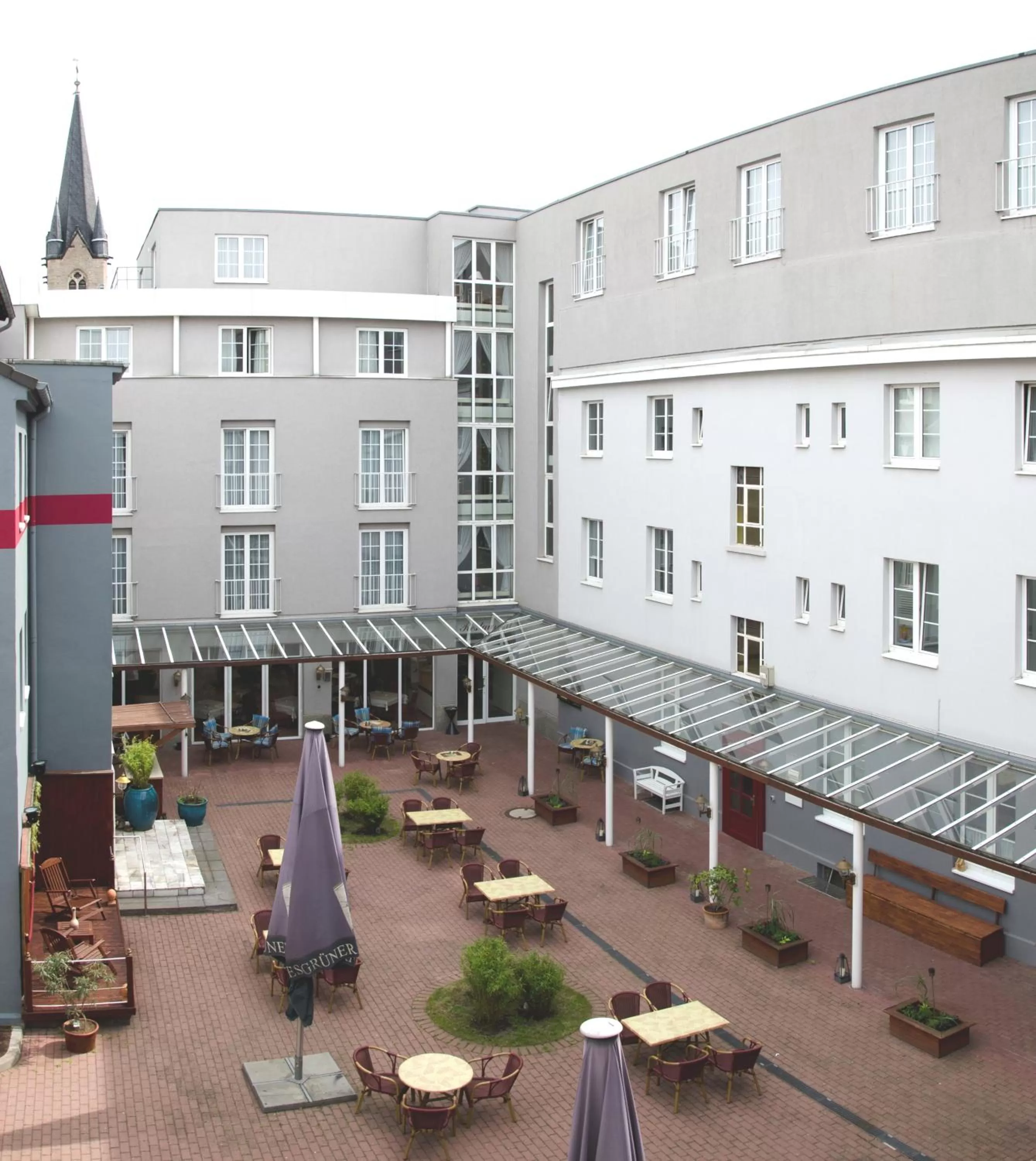 Balcony/Terrace in Mercure Hotel Plaza Magdeburg