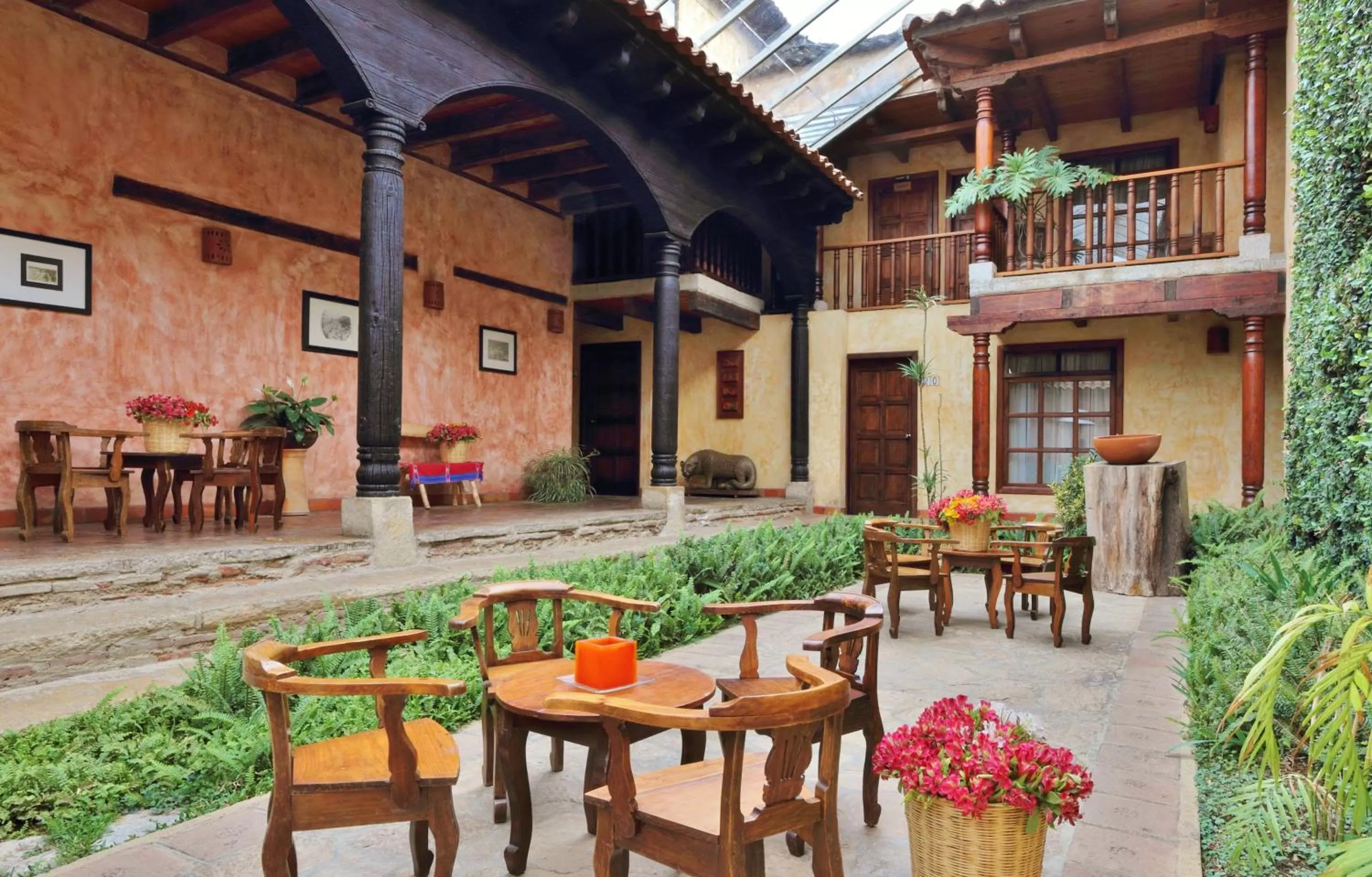 Garden in Hotel Casavieja