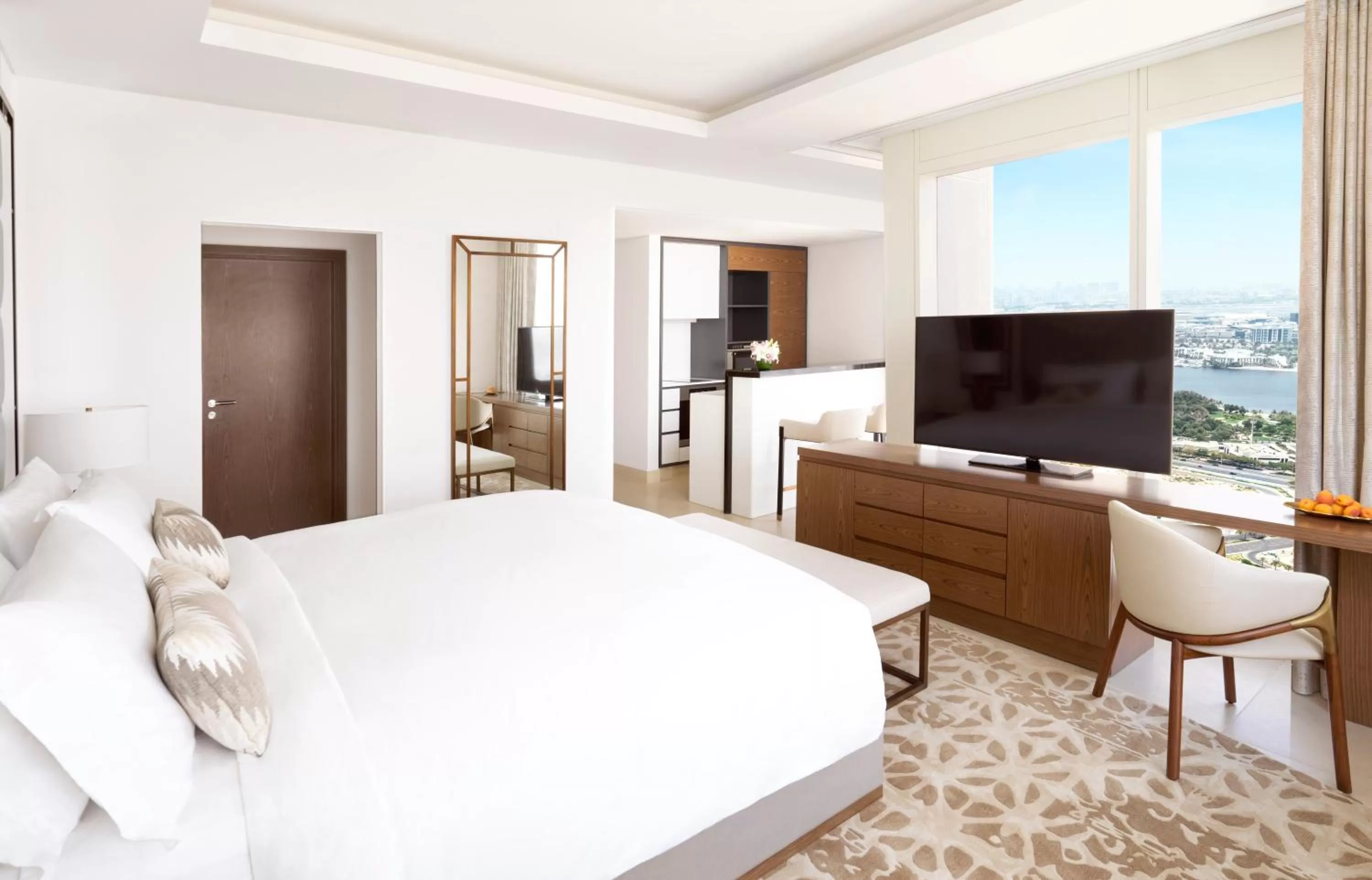 Bedroom, Bed in Sofitel Dubai The Obelisk