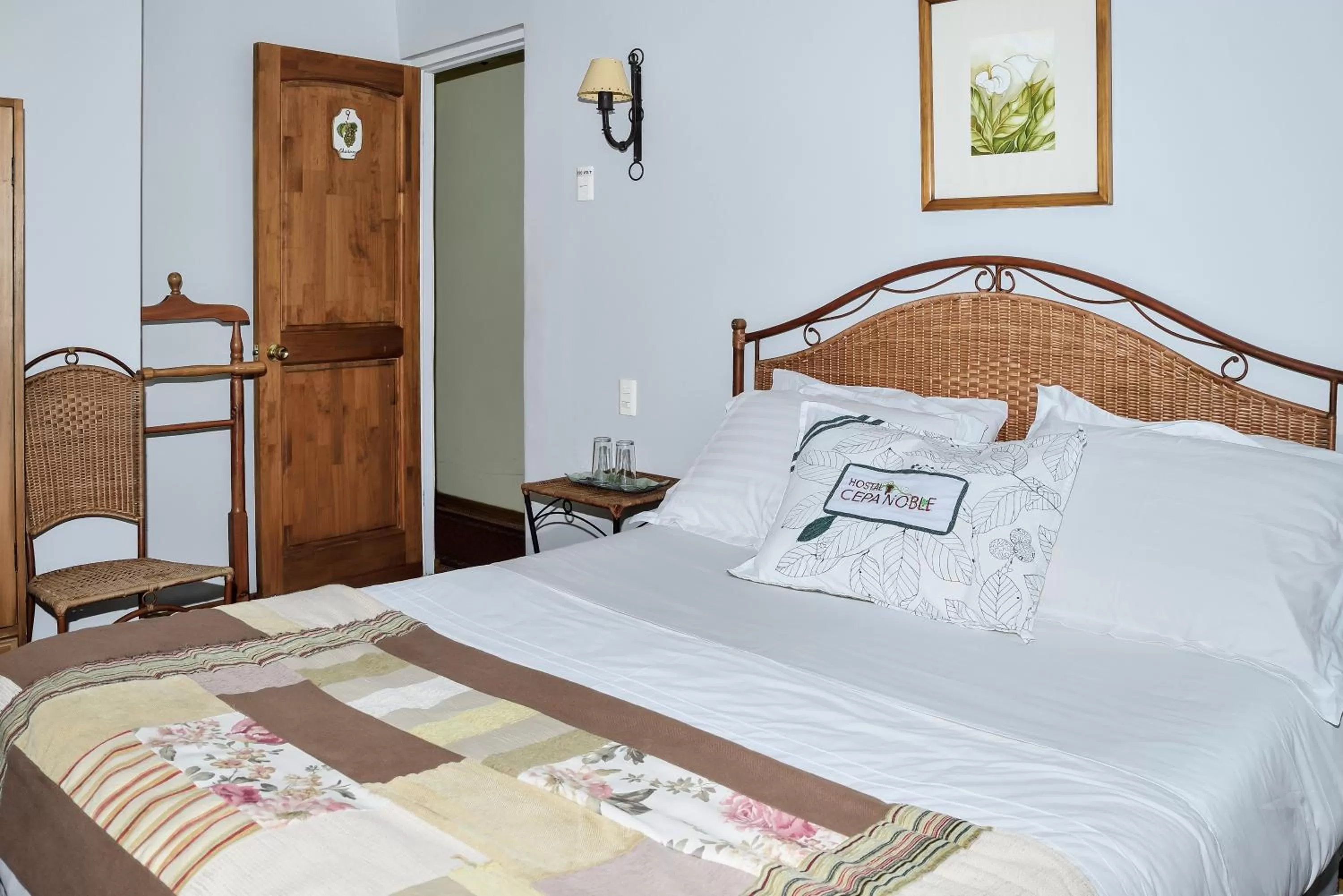 Bed in Hostal Cepa Noble