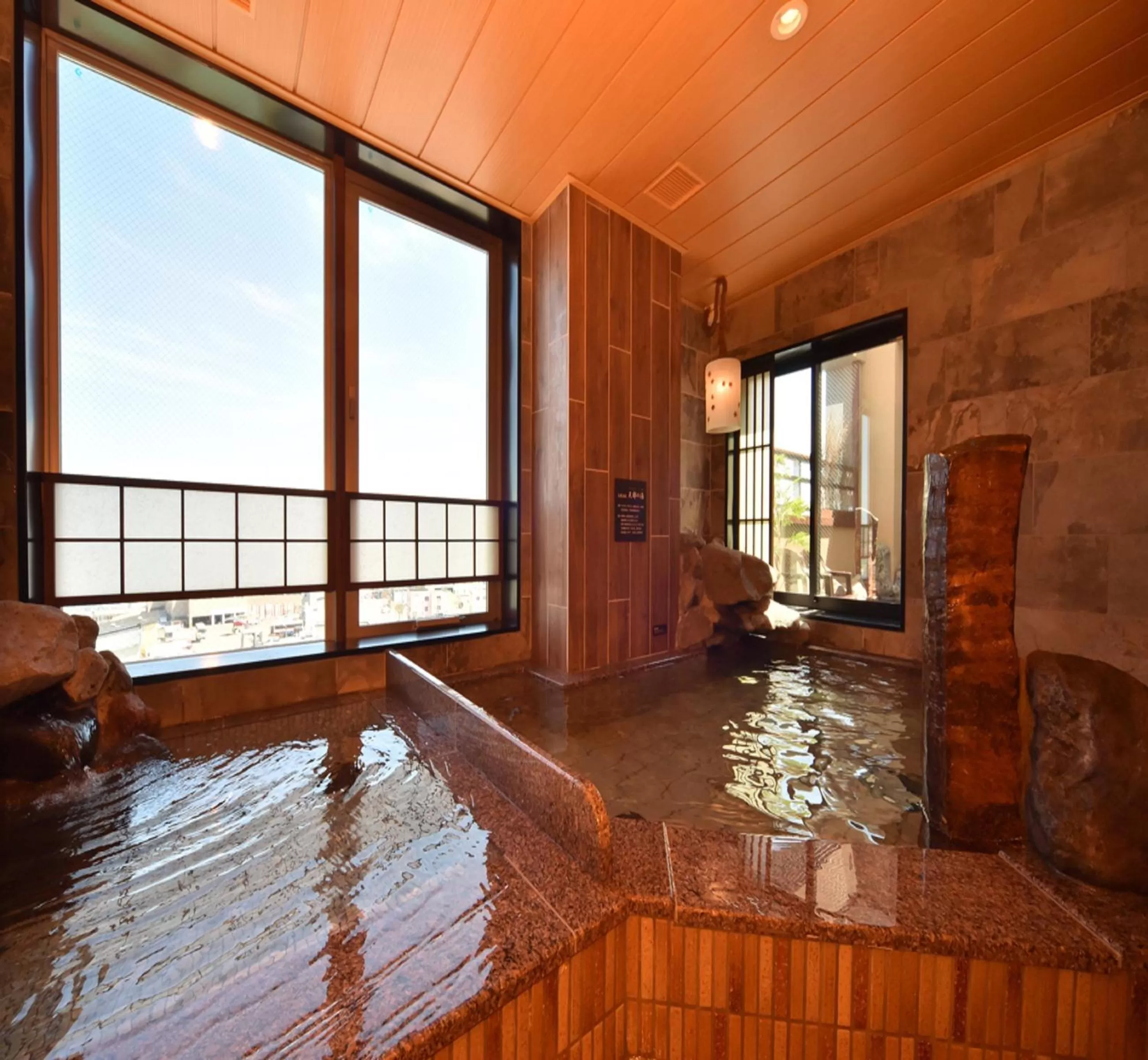 Hot Spring Bath in Dormy Inn Abashiri