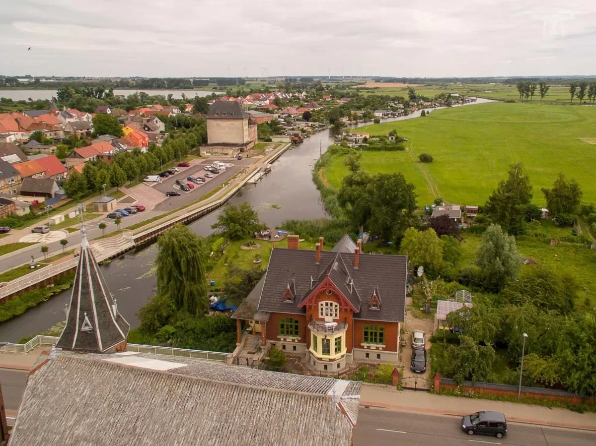 Off site, Bird's-eye View in B&B Mühlenvilla am Bützower Hafen