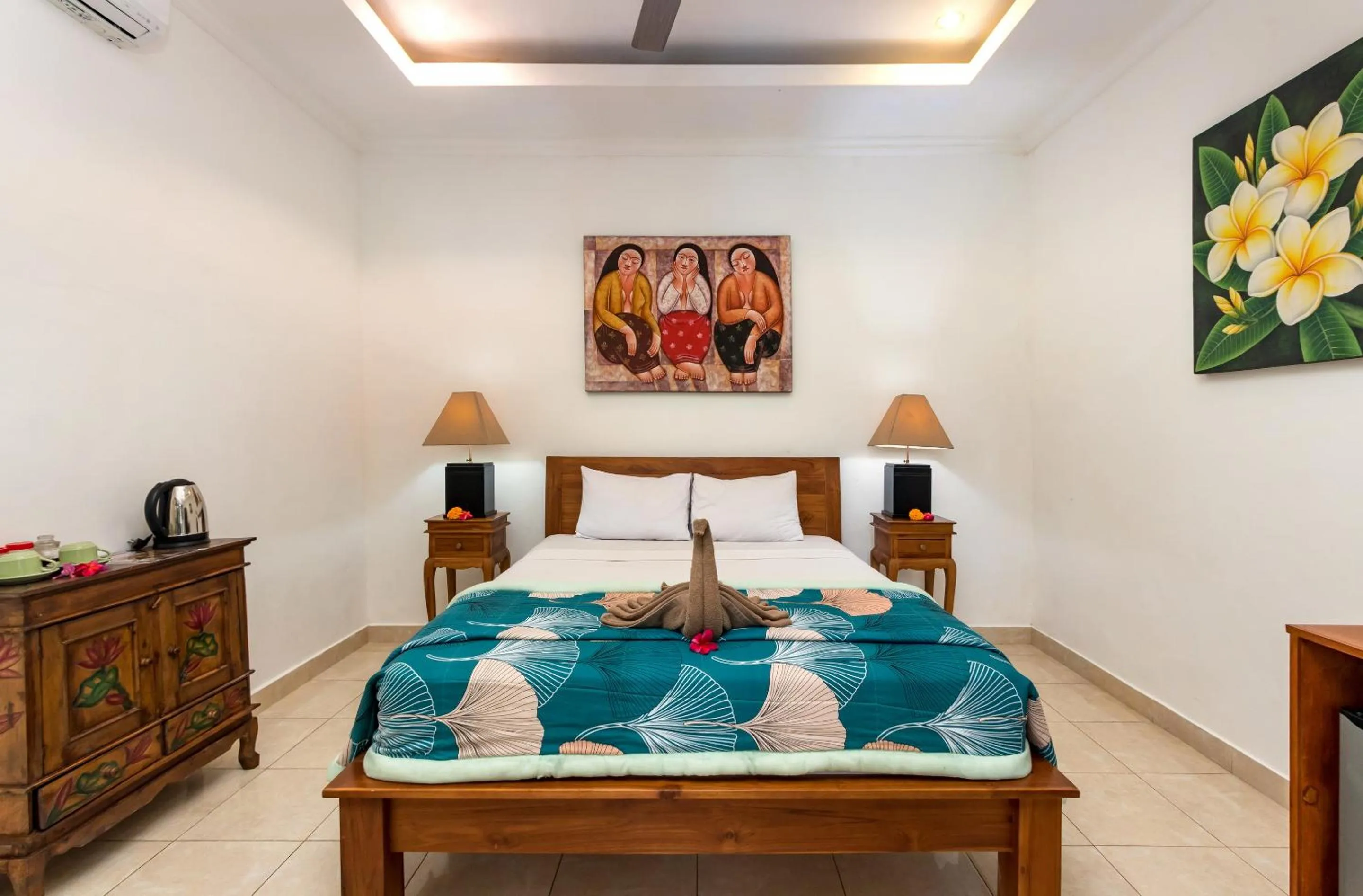 Bed in Padma Ubud Retreat