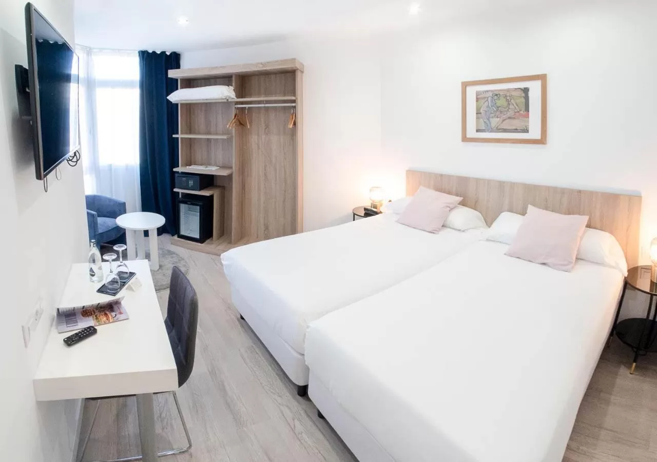 Bed in Hotel Pasarela