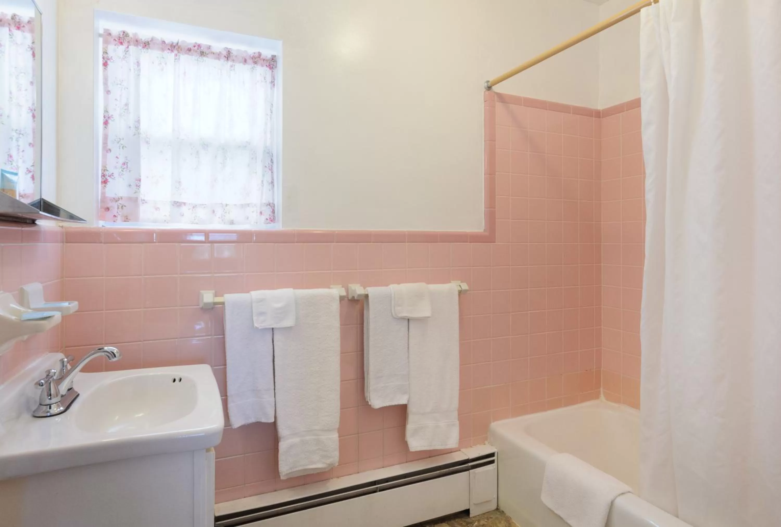 Bathroom in Knob Hill Motor Lodge