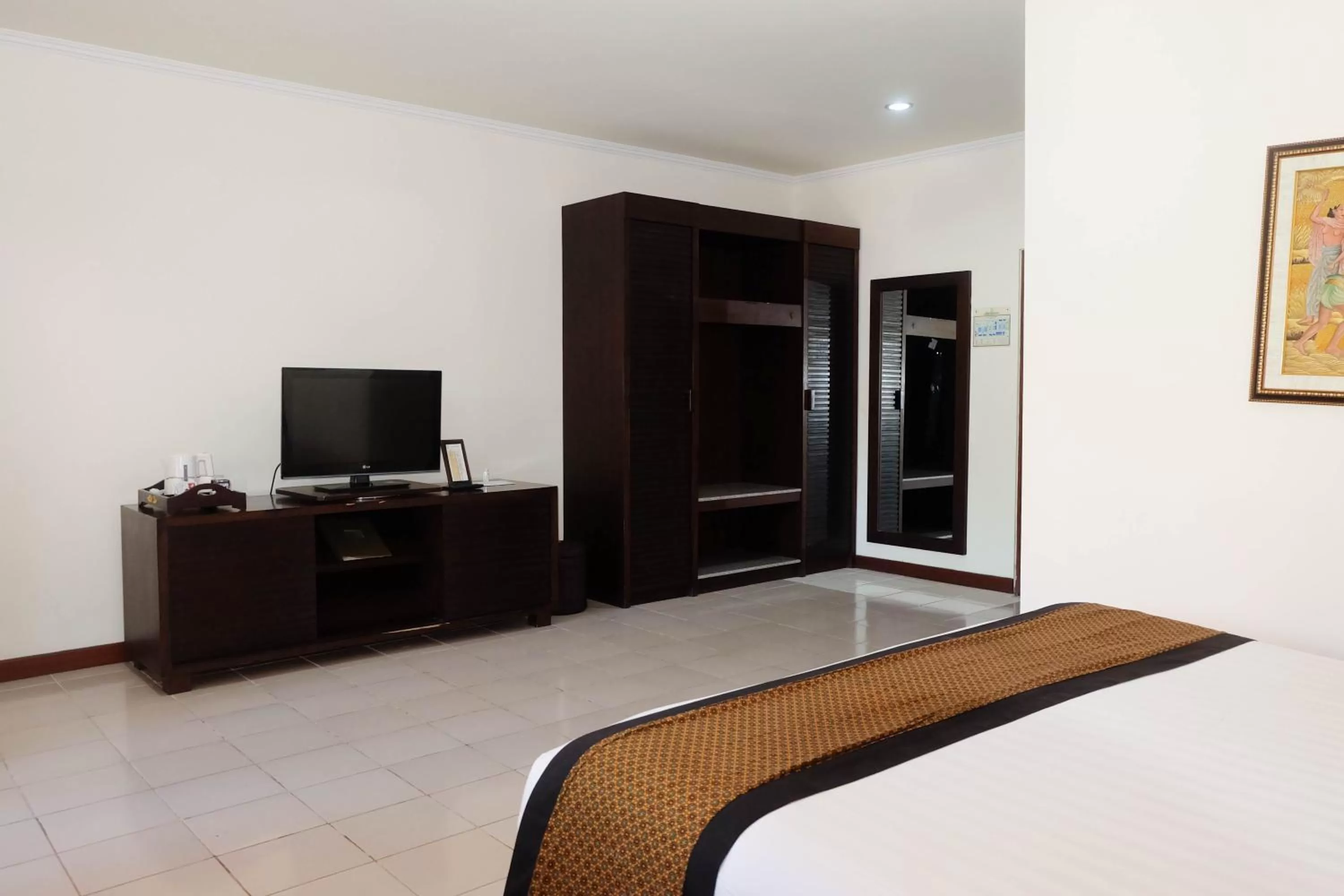 Bed in Griya Santrian a Beach Resort And Spa