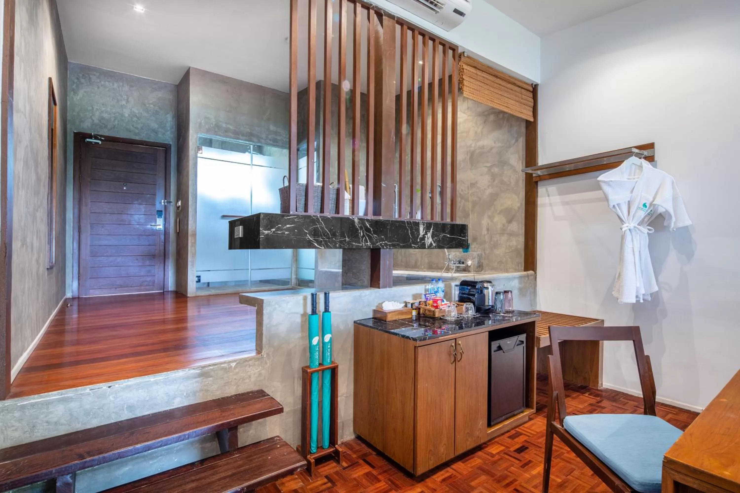 Bathroom, Kitchen/Kitchenette in The Monttra Pattaya - SHA Extra Plus