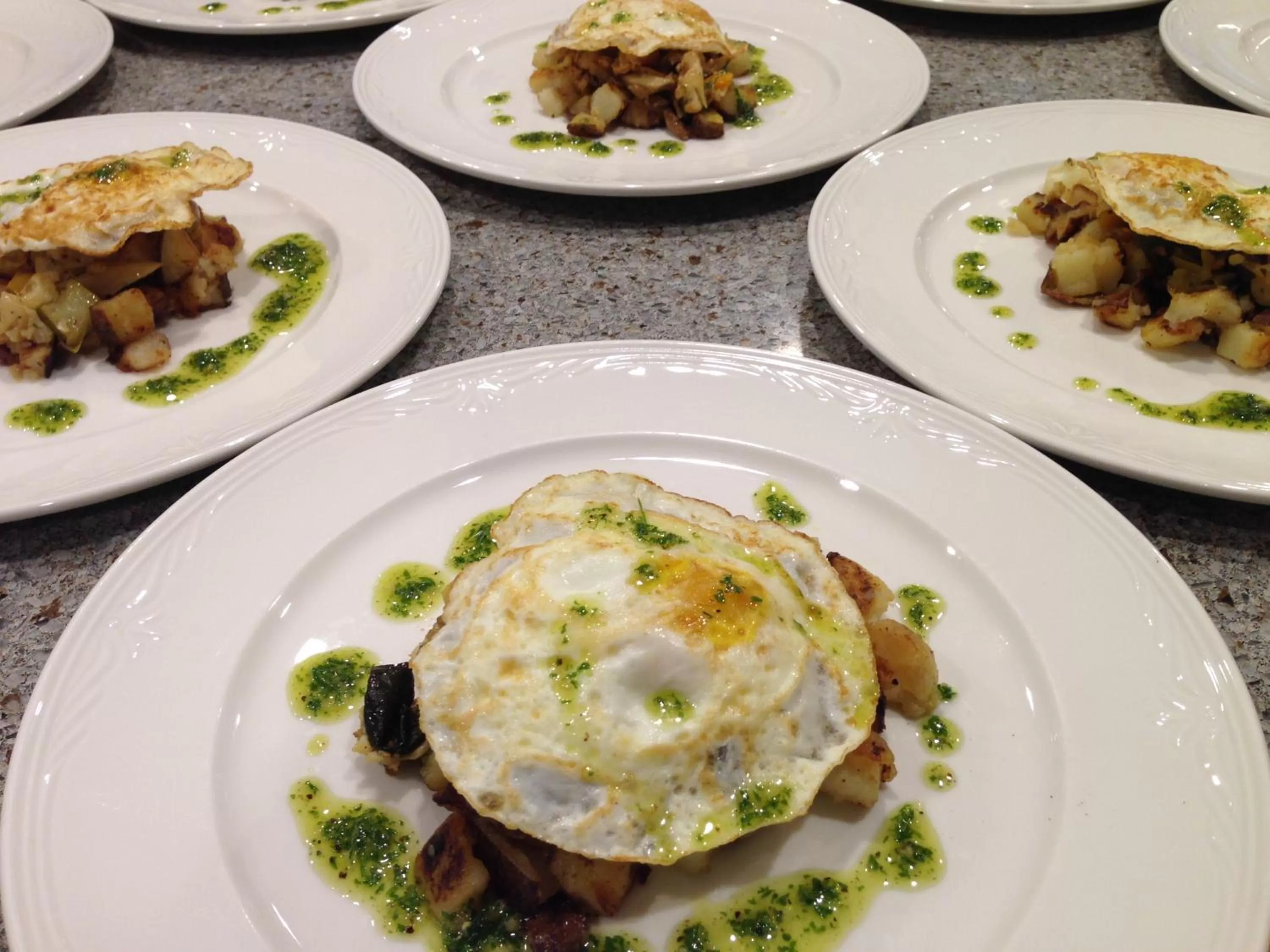 Food close-up in West End Guest House