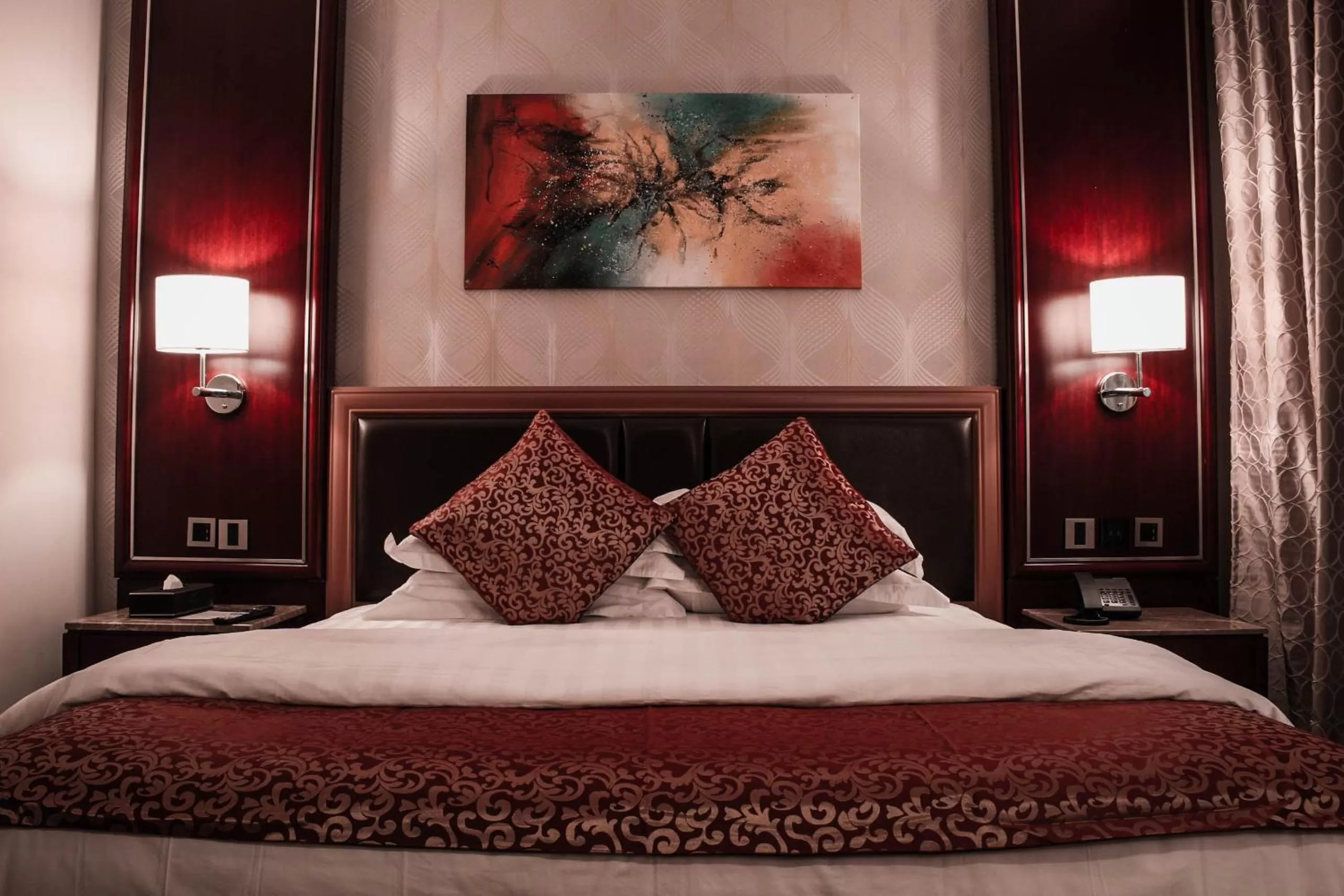 Bed in Velvet Hotel Jeddah