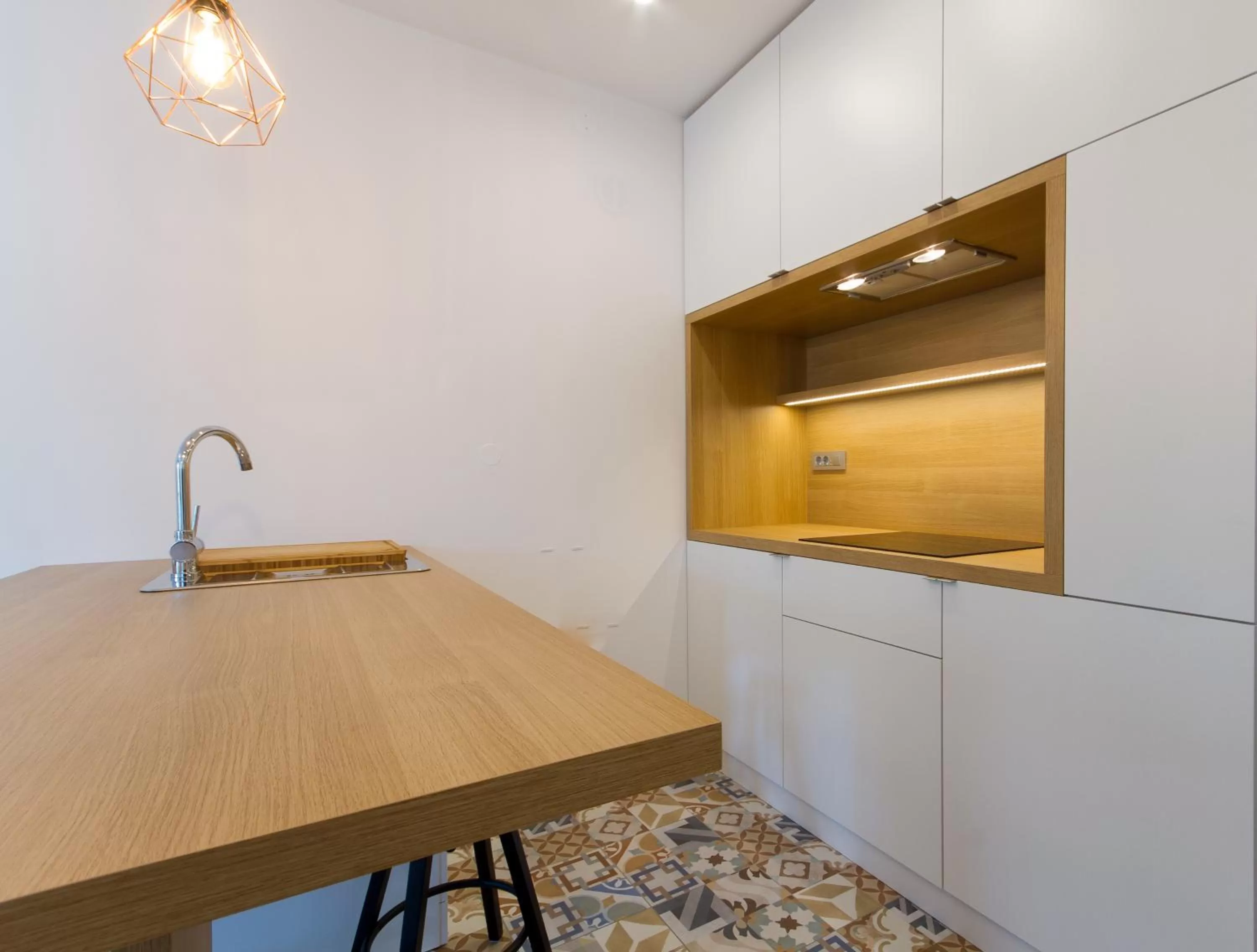 Kitchen or kitchenette in Forgotten Garden Apartments Portoroz