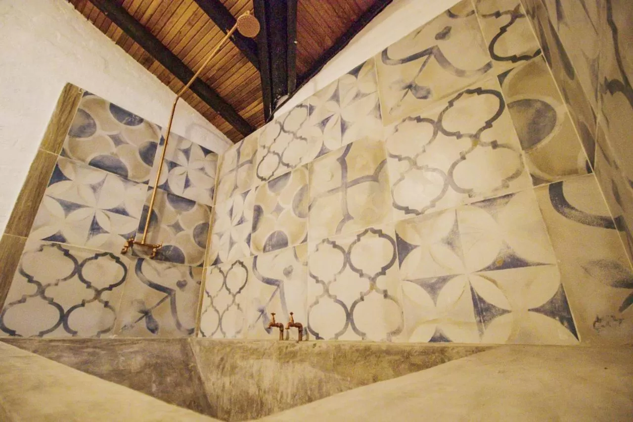 Bed in Rústic Hotel Quinta La Aurora