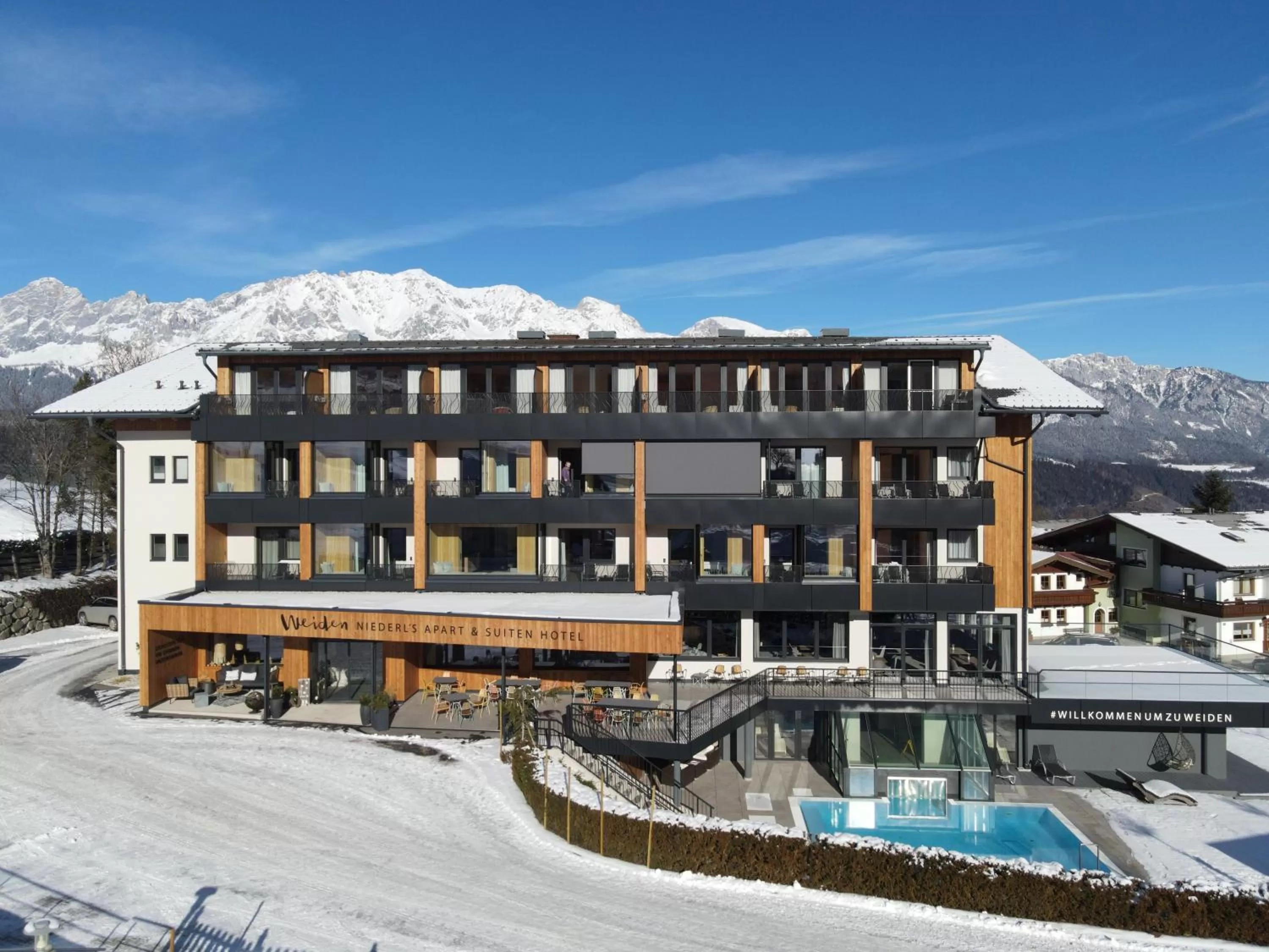 Winter in Apart & Suiten Hotel WEIDEN