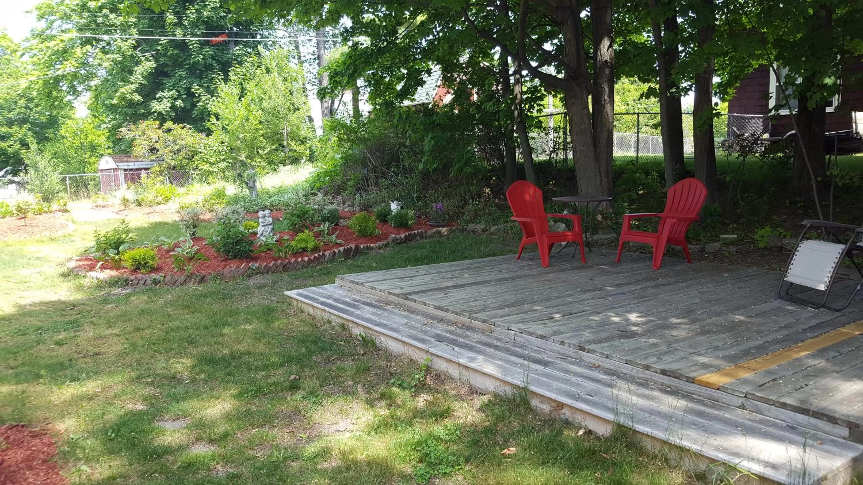 Garden in The Fresh Coast Inn at Ludington