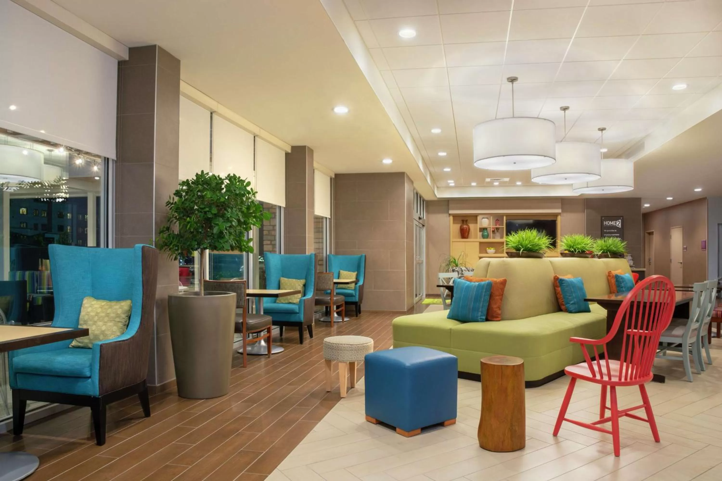 Lobby or reception in Home2 Suites By Hilton Indianapolis Greenwood