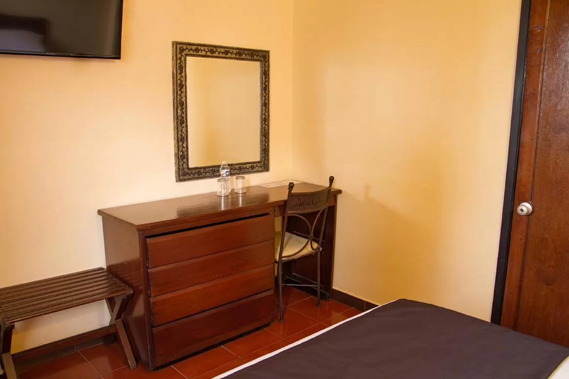 Bed in Hotel Posada Santa Bertha