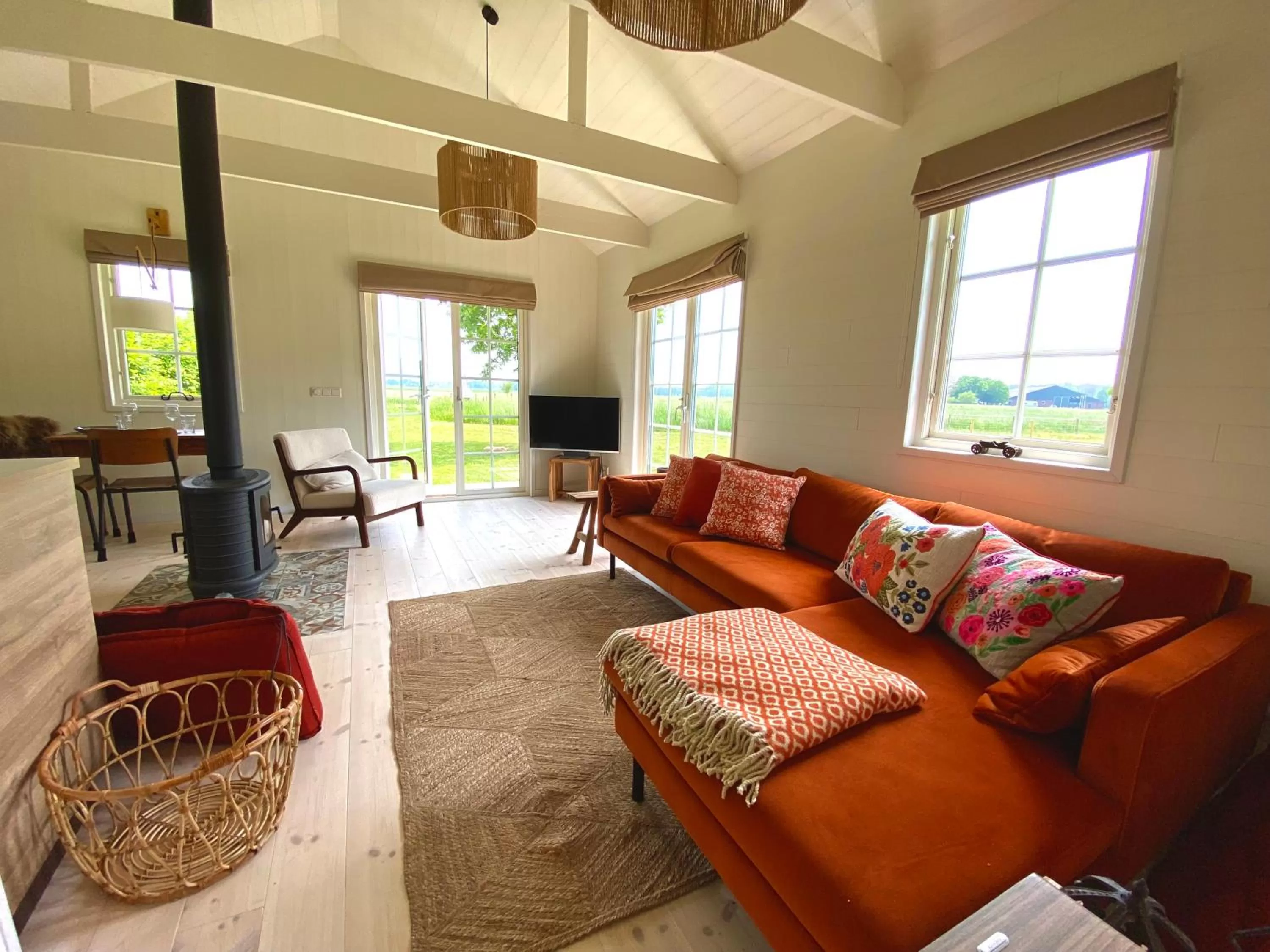 Seating area in De Heeren Hoeve Carpe Diem