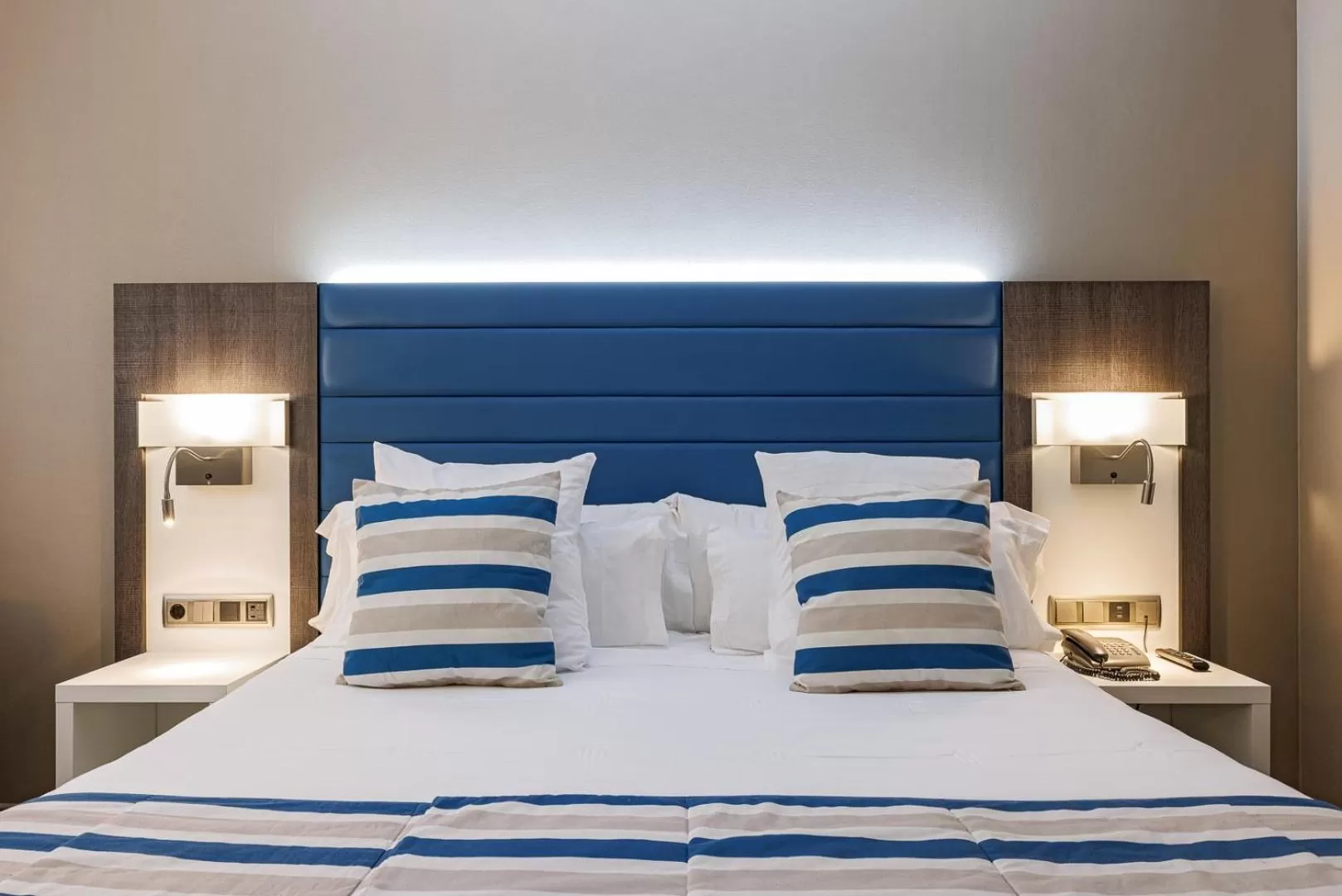 Bed in Hotel Ronda Lesseps