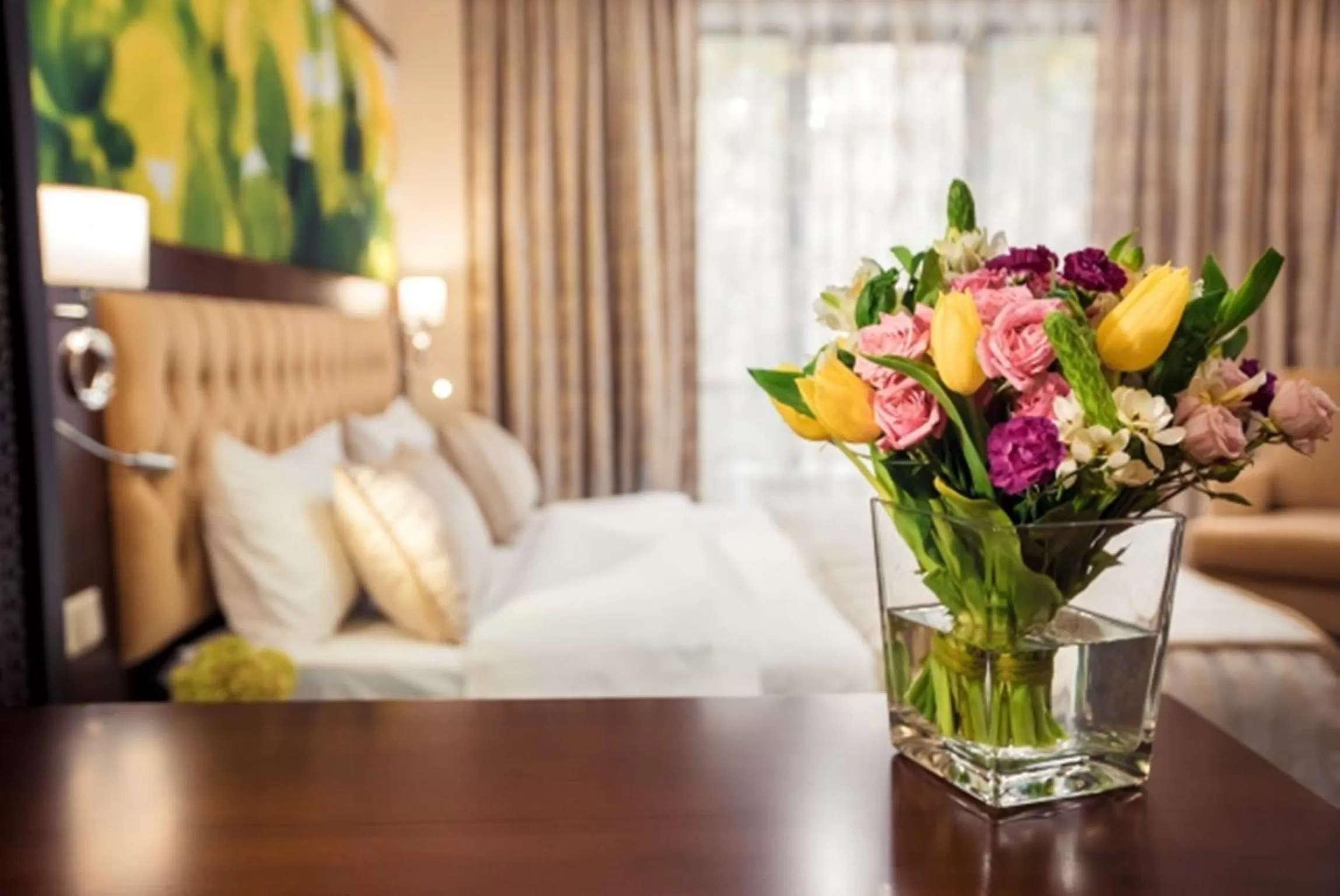 Decorative detail, Bed in Hotel Kazzhol Almaty