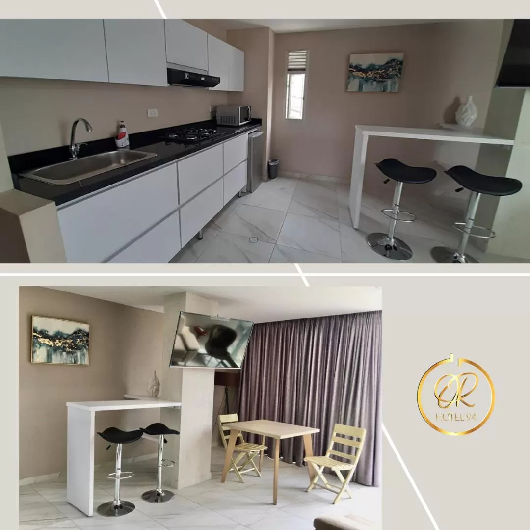 View (from property/room), Kitchen/Kitchenette in OR HOTEL 94