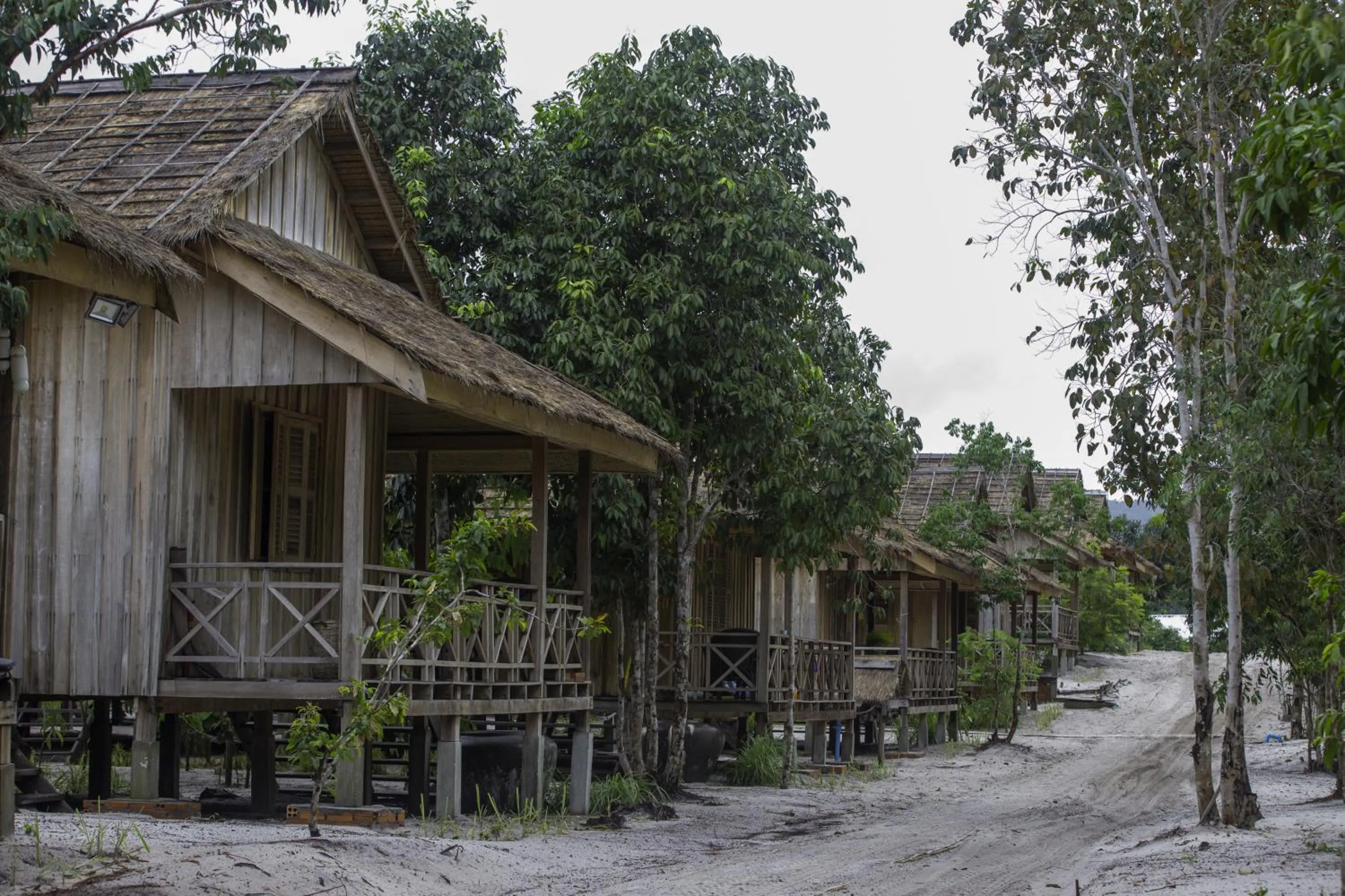 Garden in Sok San Beach Resort