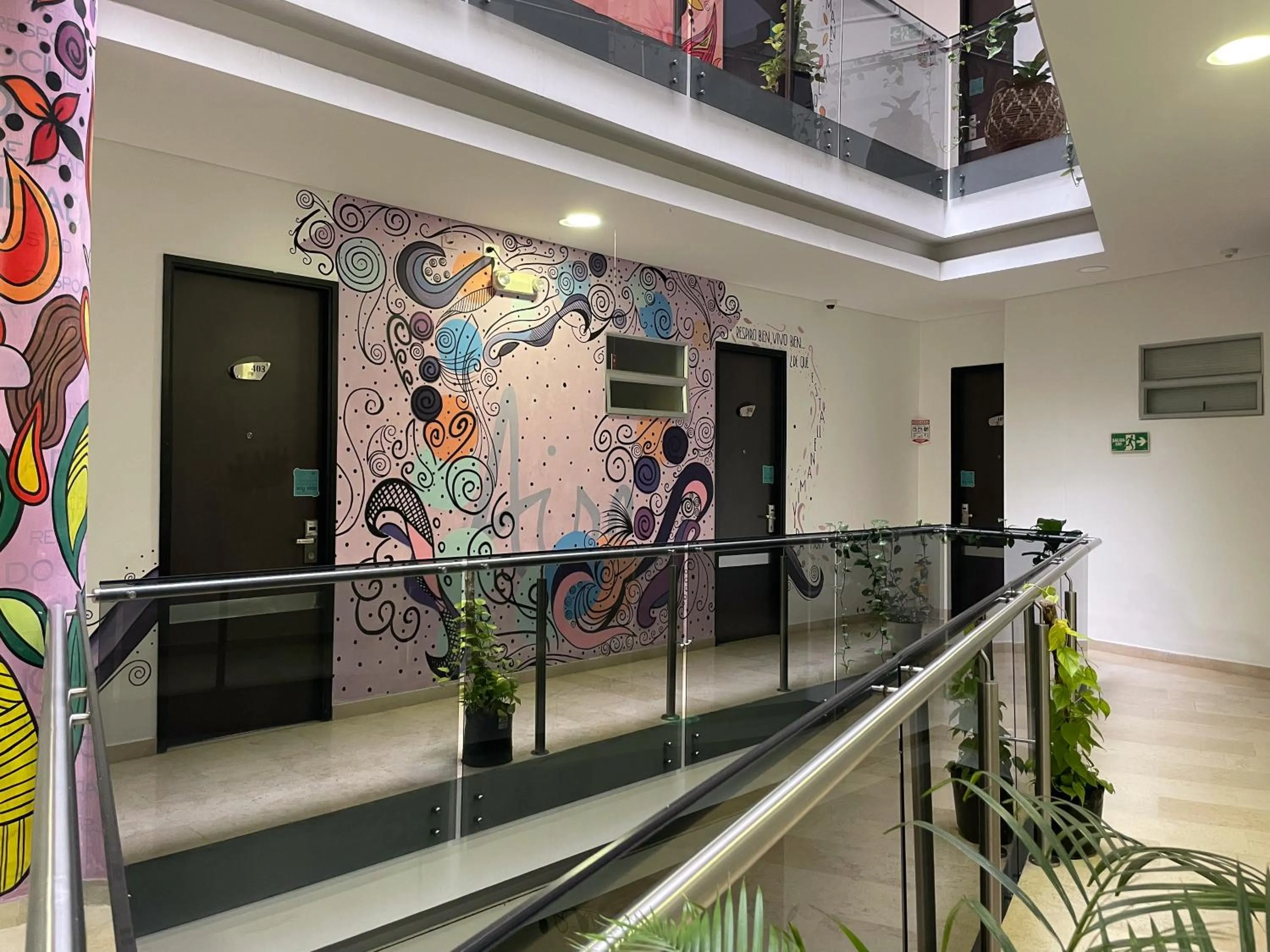 Decorative detail in Hotel Bolivariana Plaza Medellin