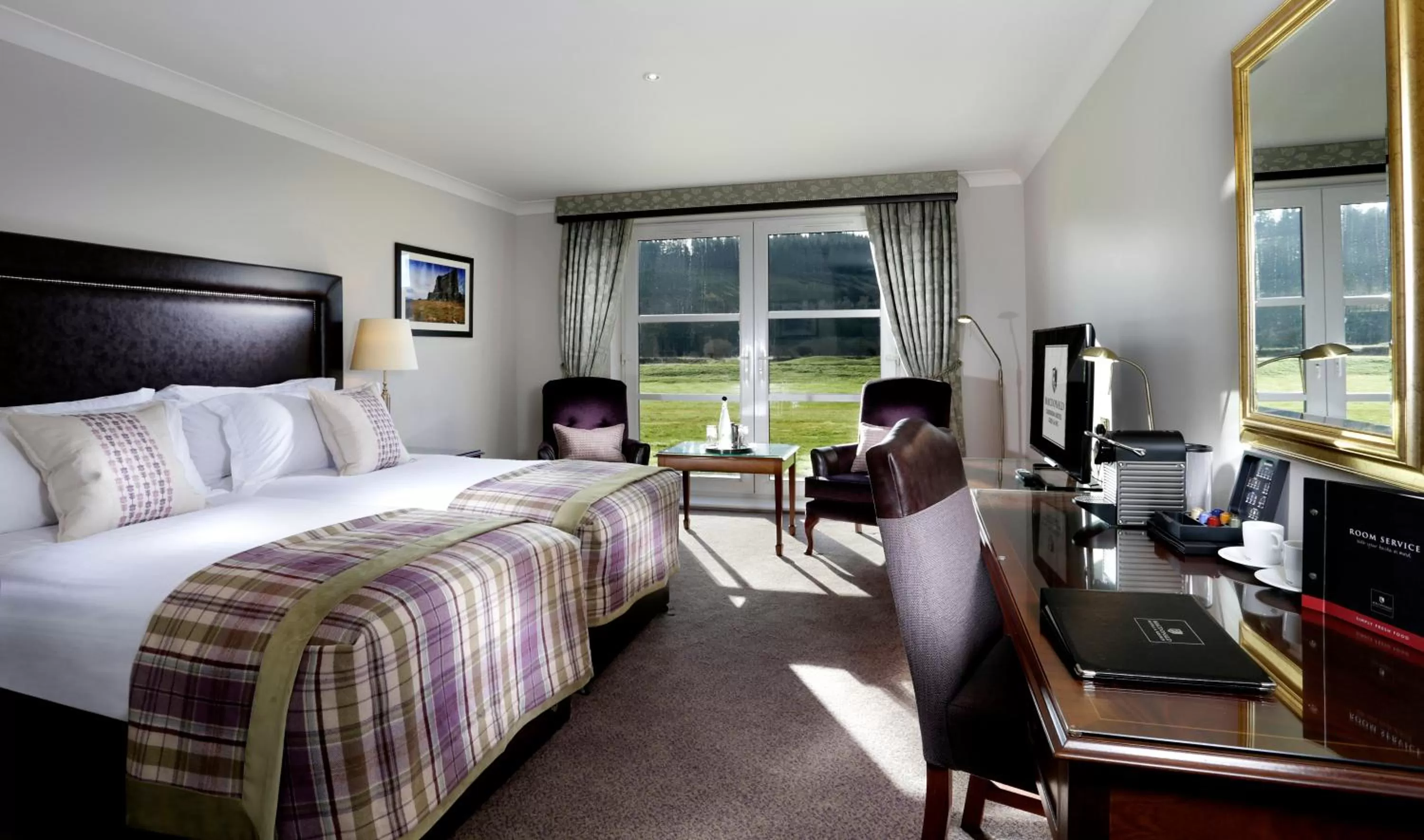 Bedroom, Bed in Macdonald Cardrona Hotel, Golf & Spa