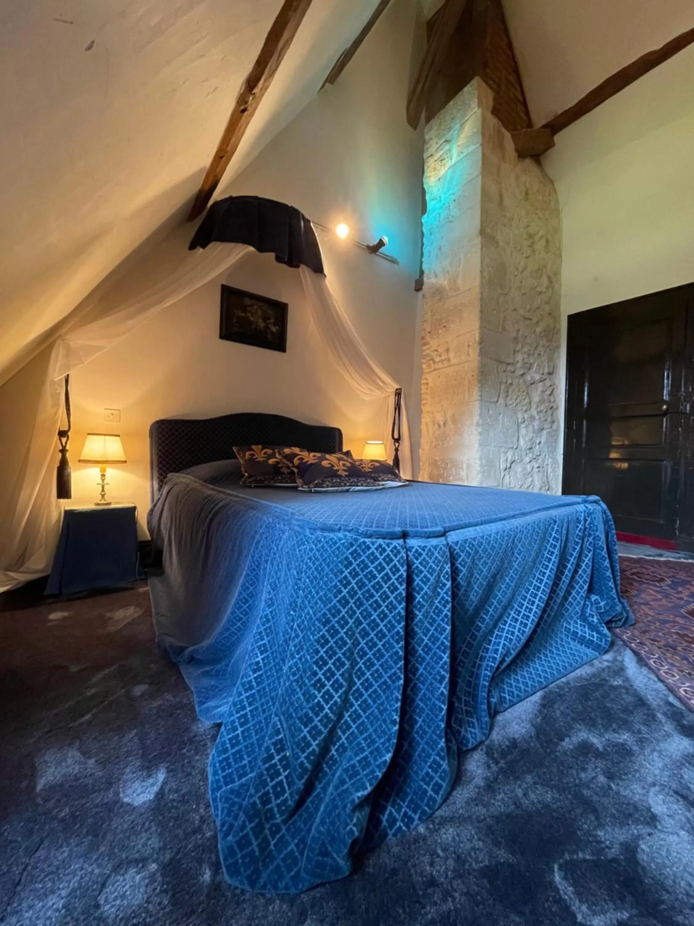 Bed in Manoir de la Rémonière