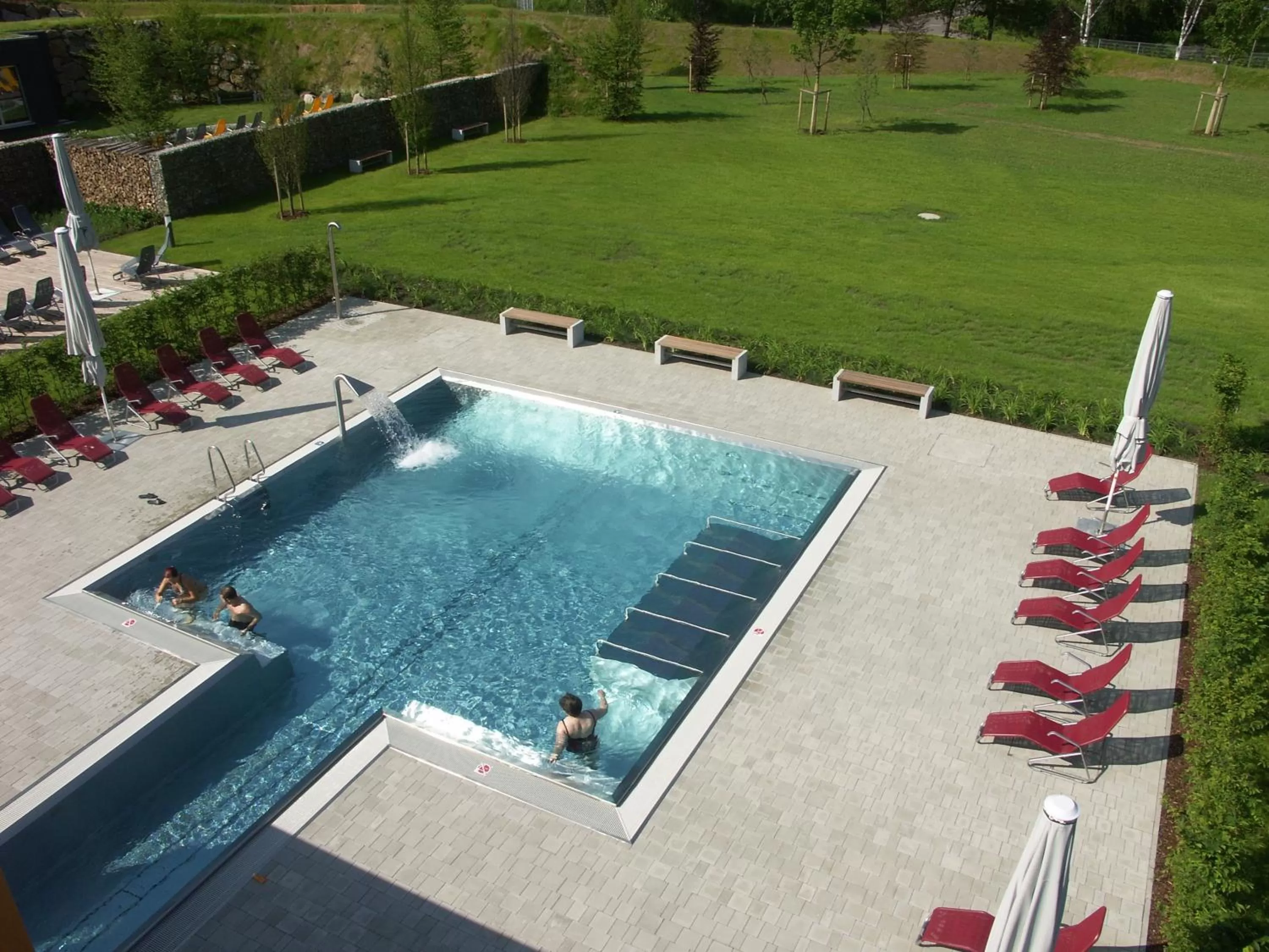Garden, Pool View in Hotel Lebensquell Bad Zell