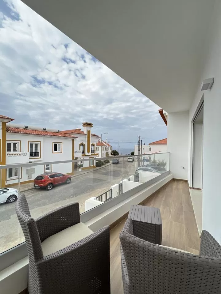 Balcony/Terrace in Alojamento White Rose Boutique